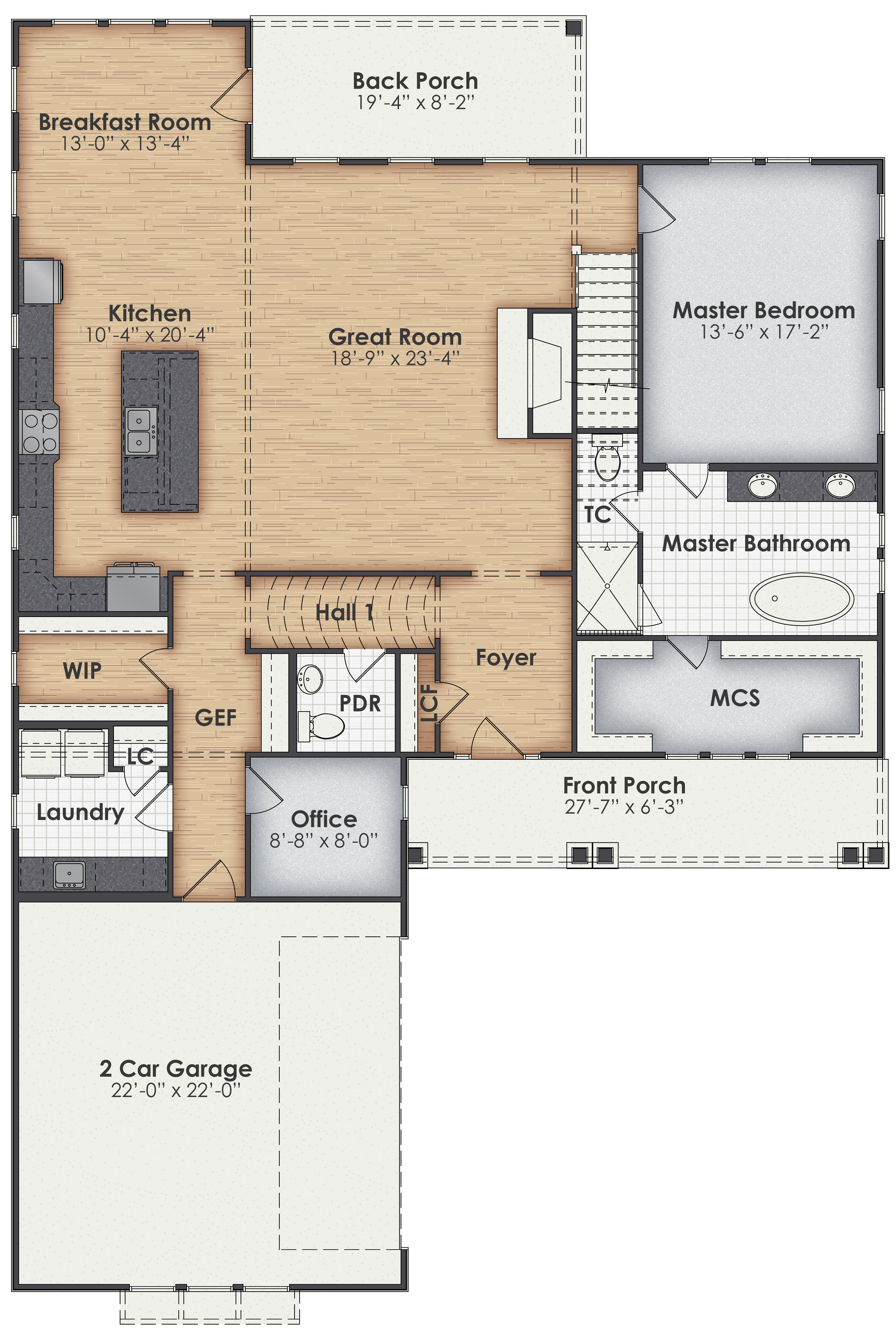 Bailey Main Floor Plan