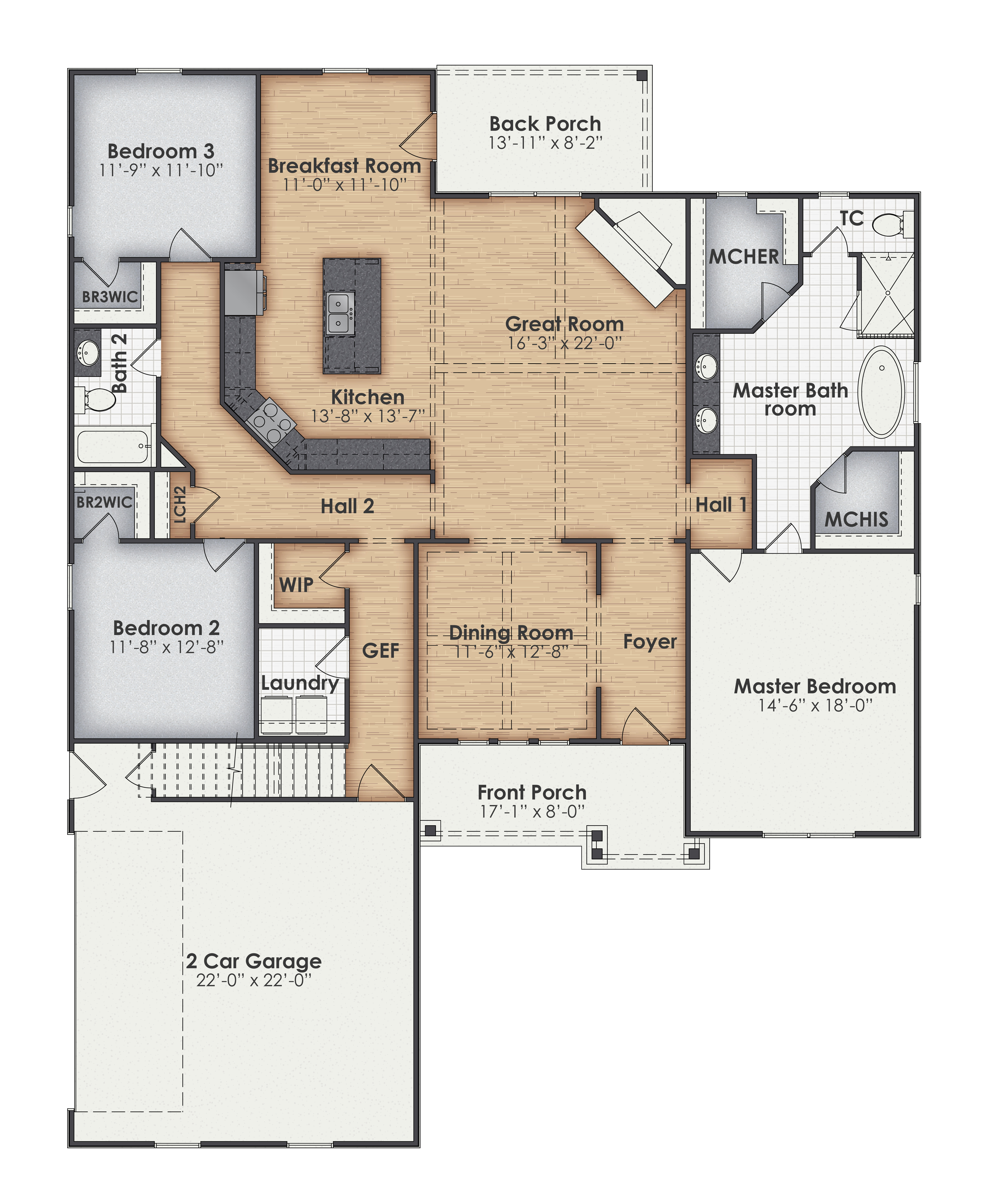 Manchester Main Floor Plan