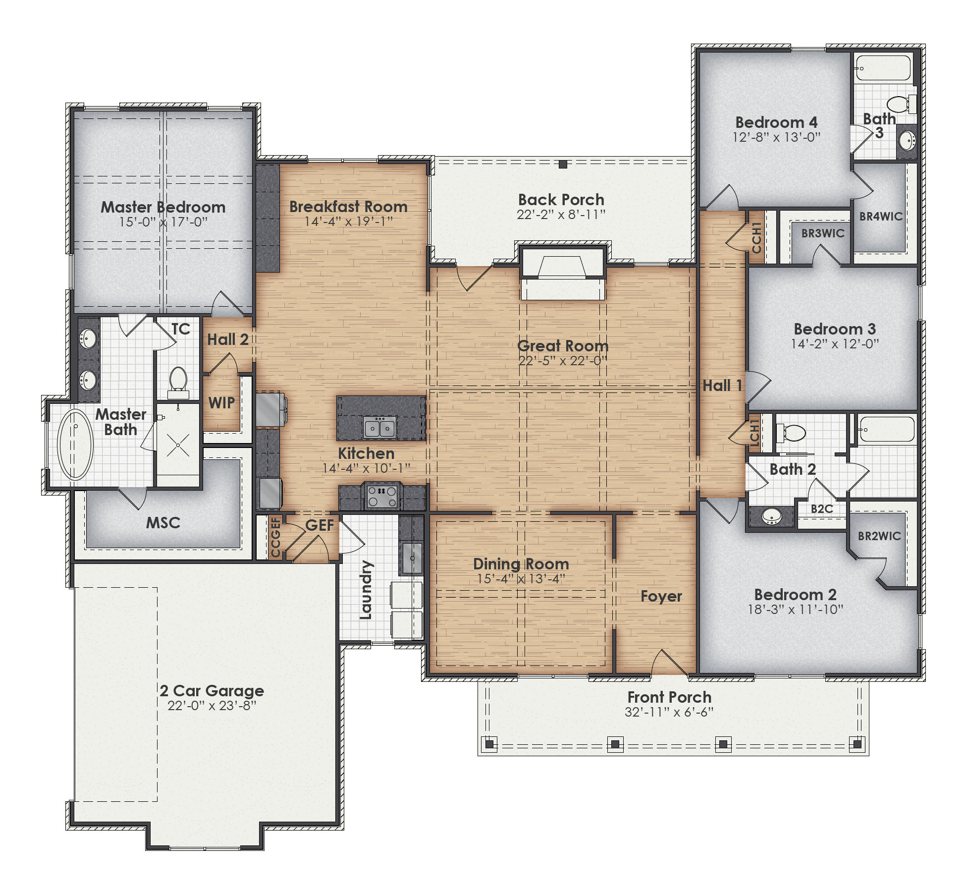Providence Main Floor Plan