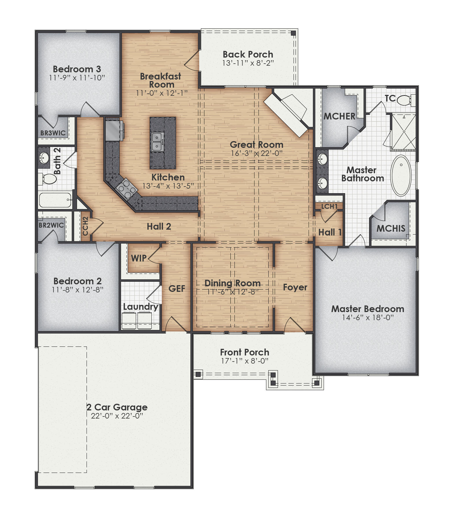 Richmond Main Floor Plan