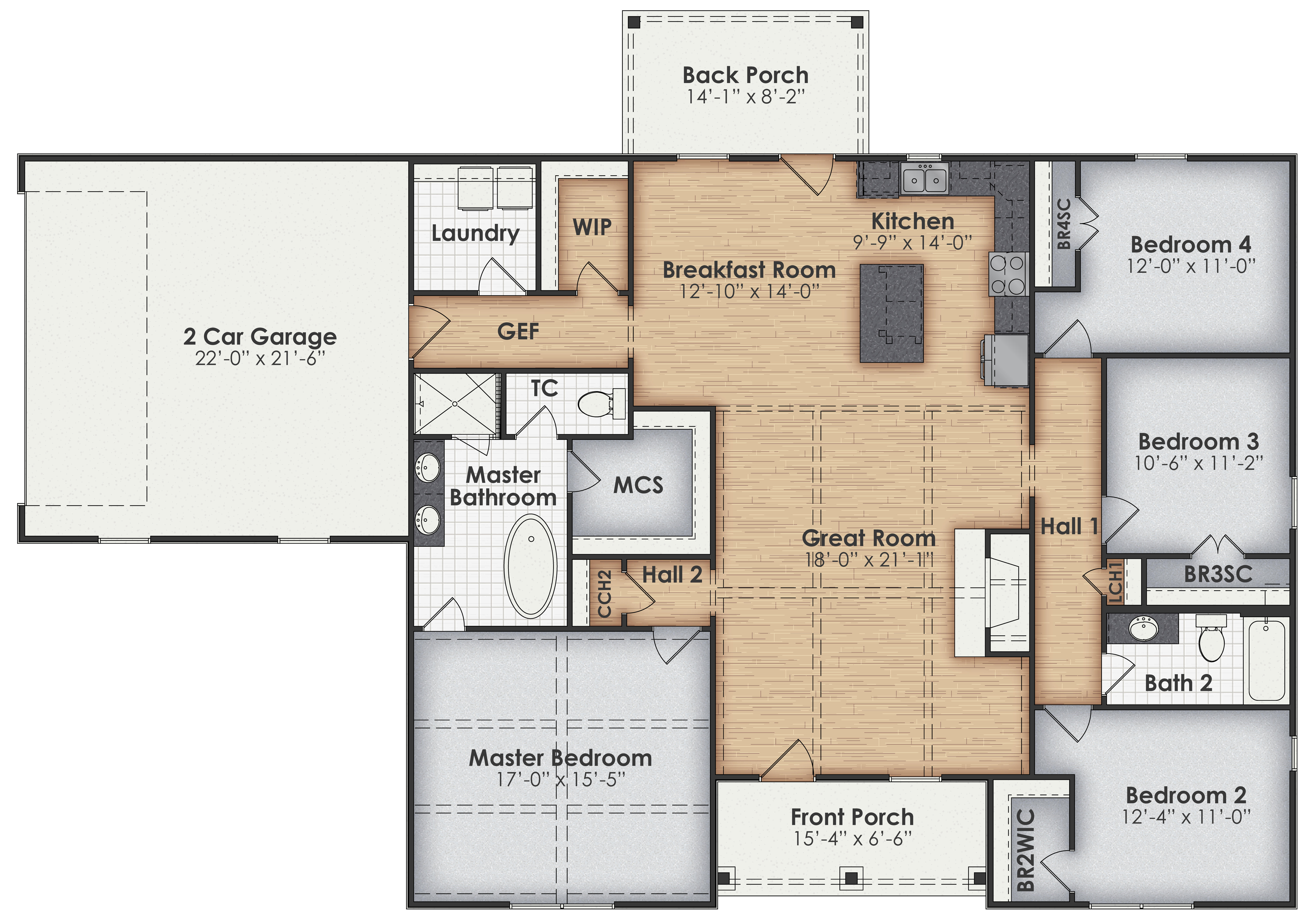 Abernathy Main Floor Plan