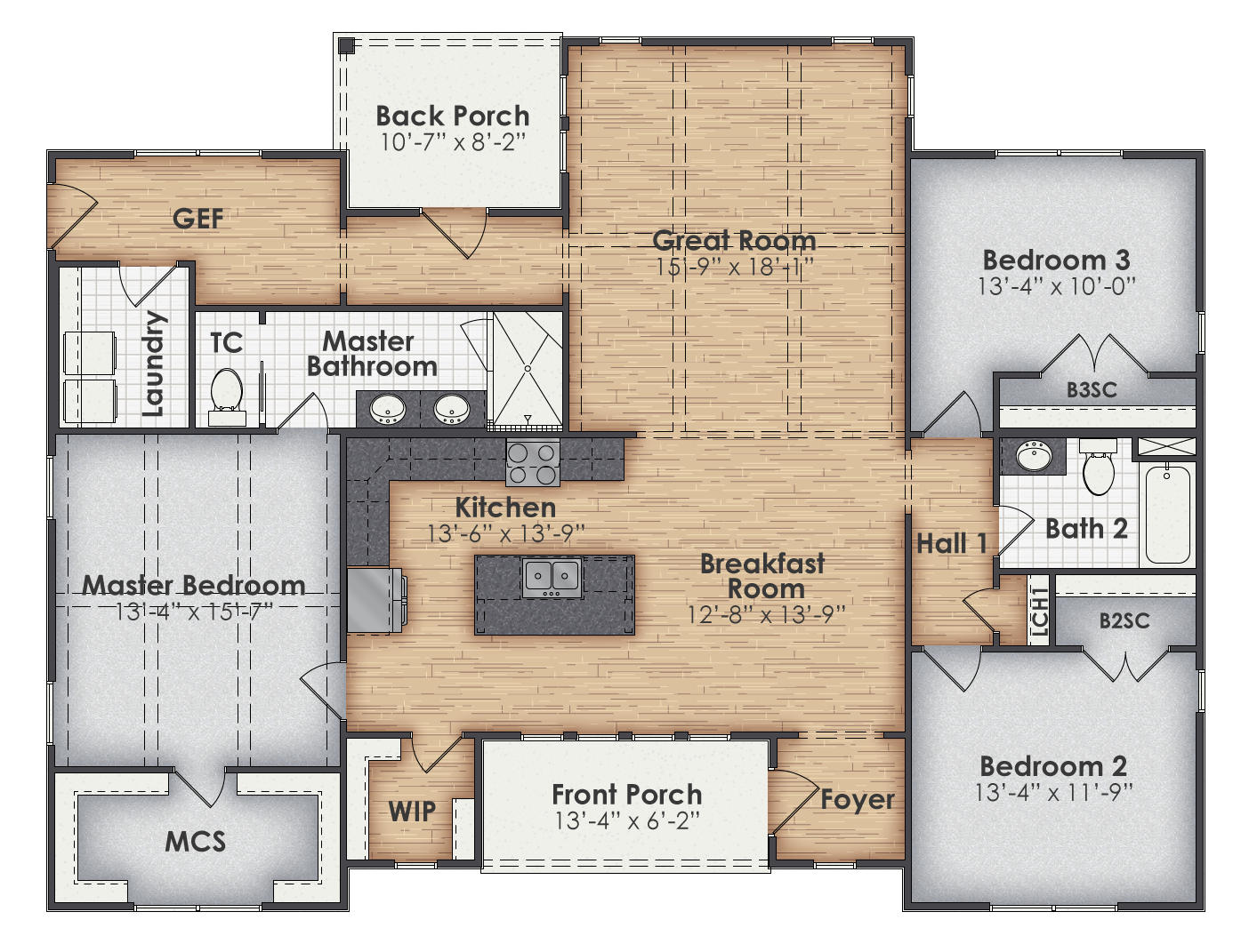 Vidalia Main Floor Plan
