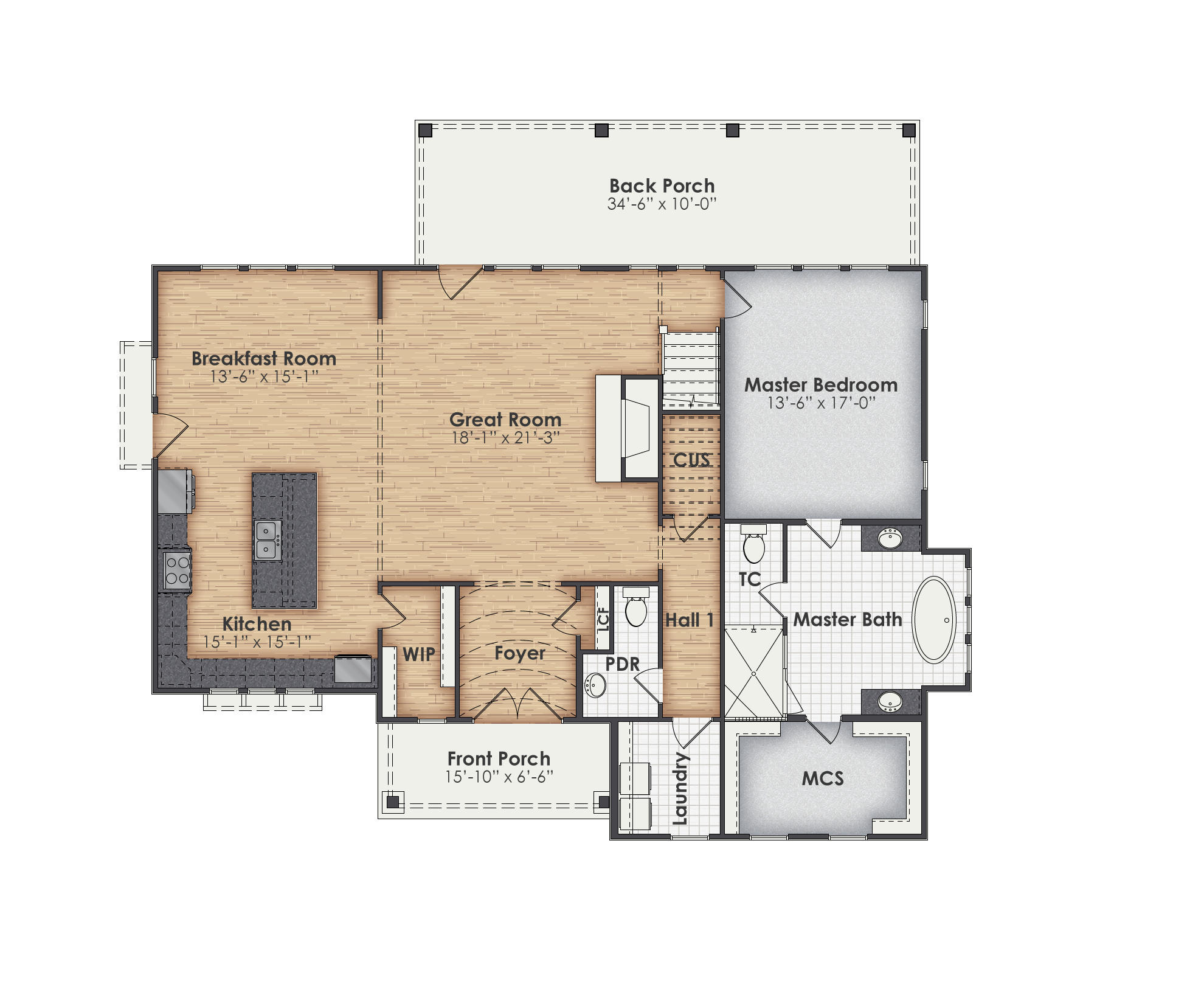 Brantley Main Floor Plan