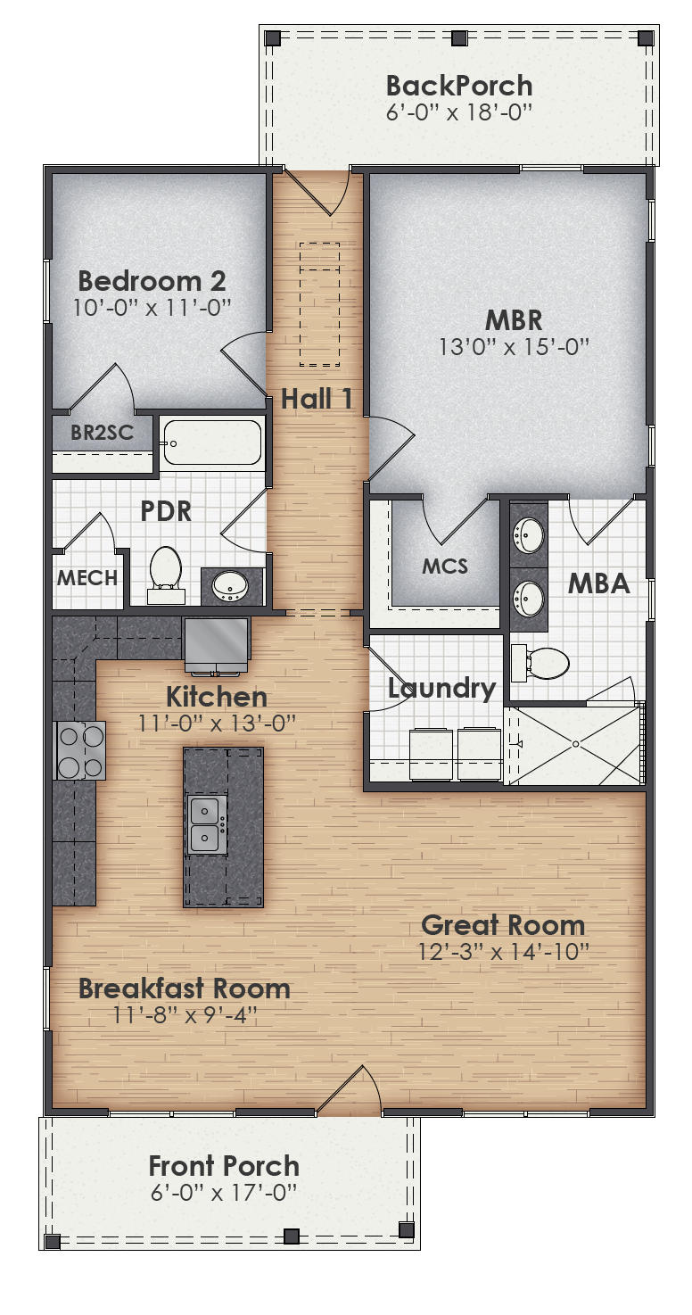 Weatherford Main Floor Plan