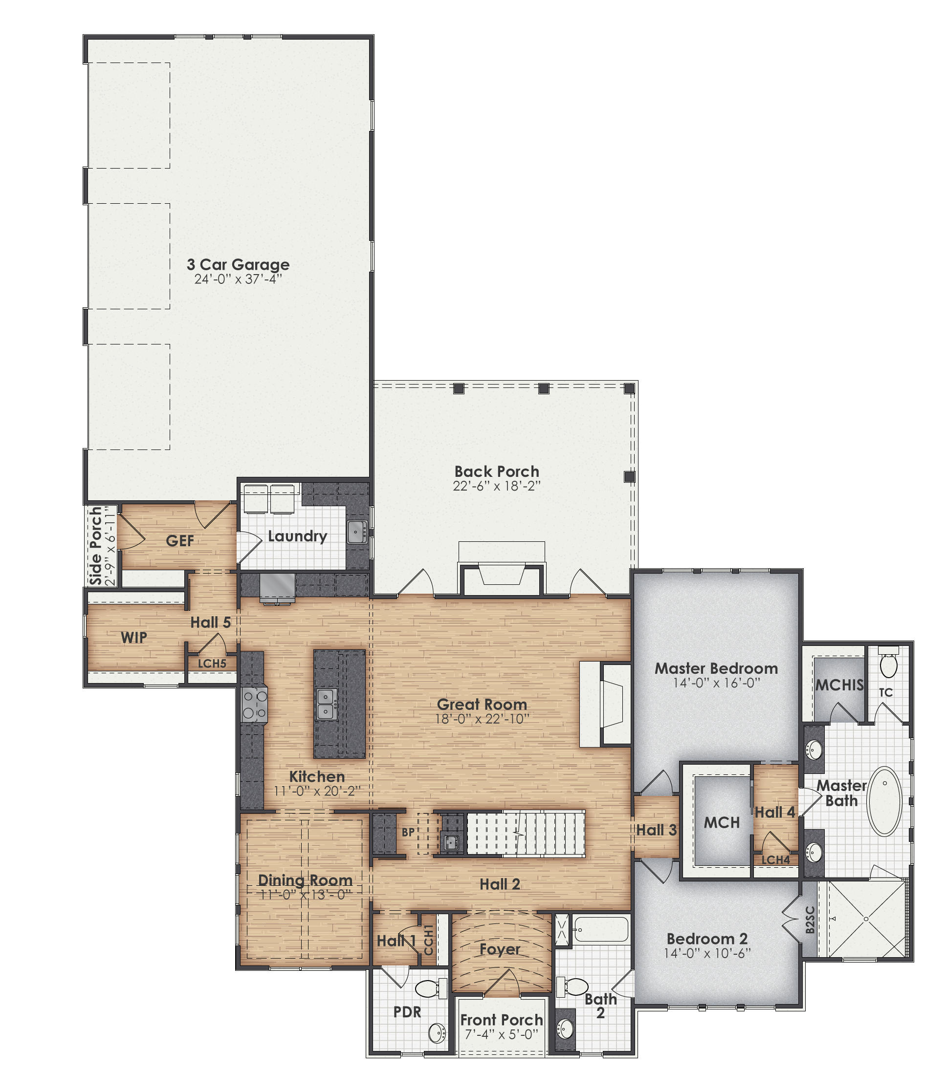 Castle Main Floor Plan