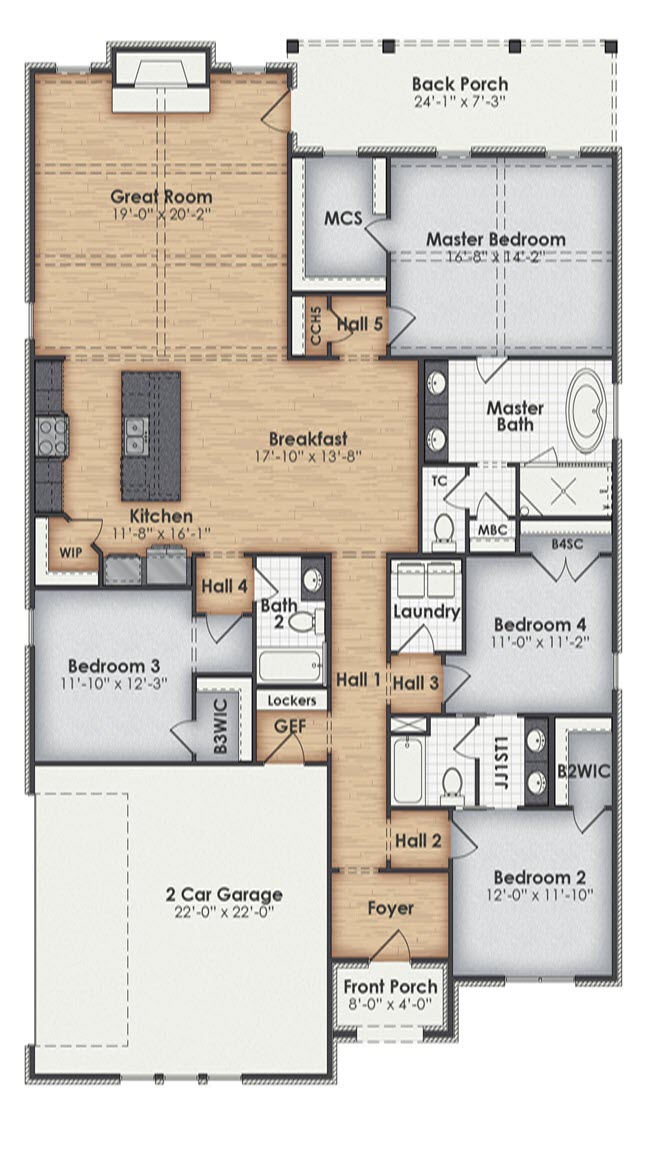 Aspen Main Floor Plan