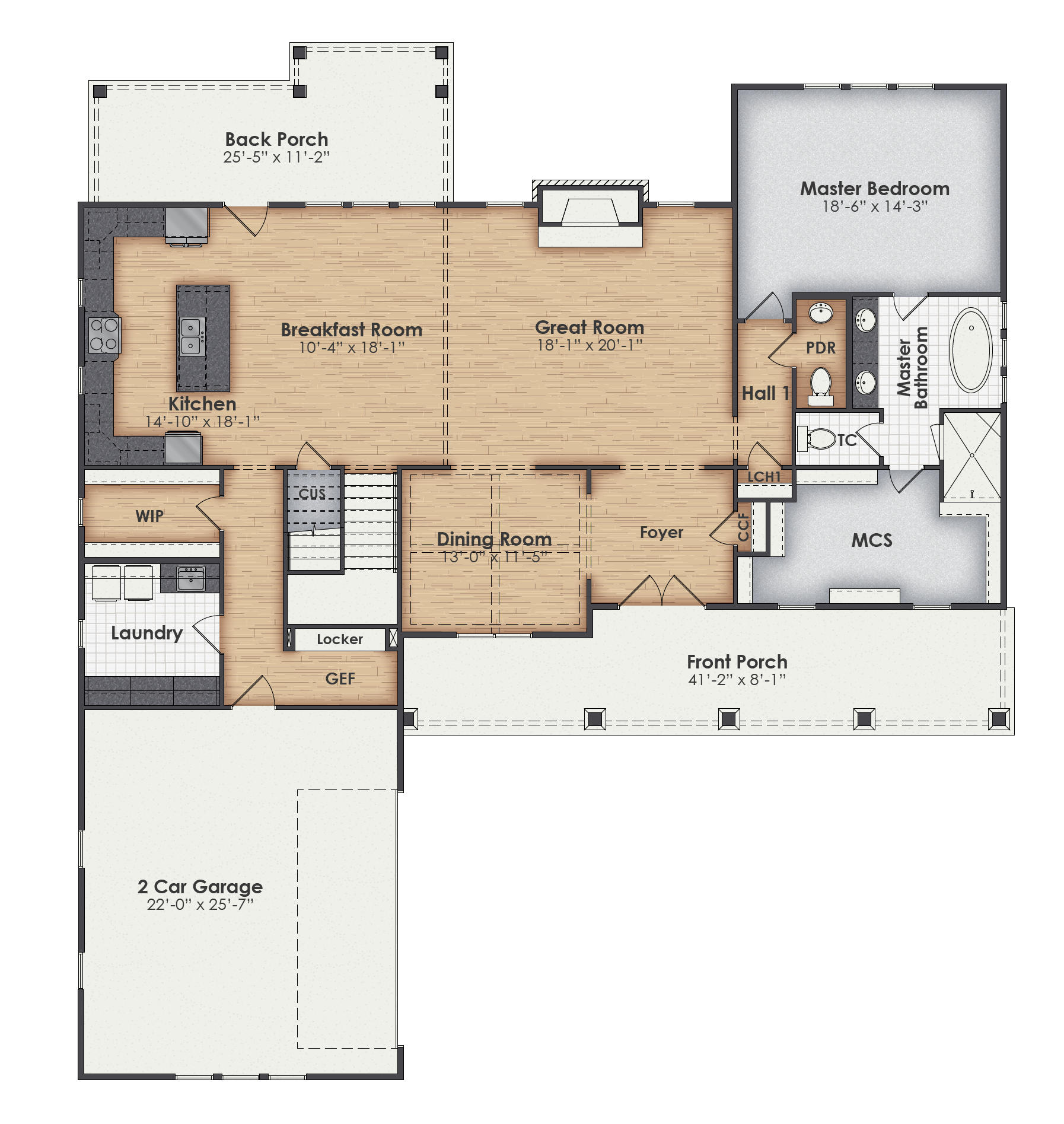 Donte Main Floor Plan