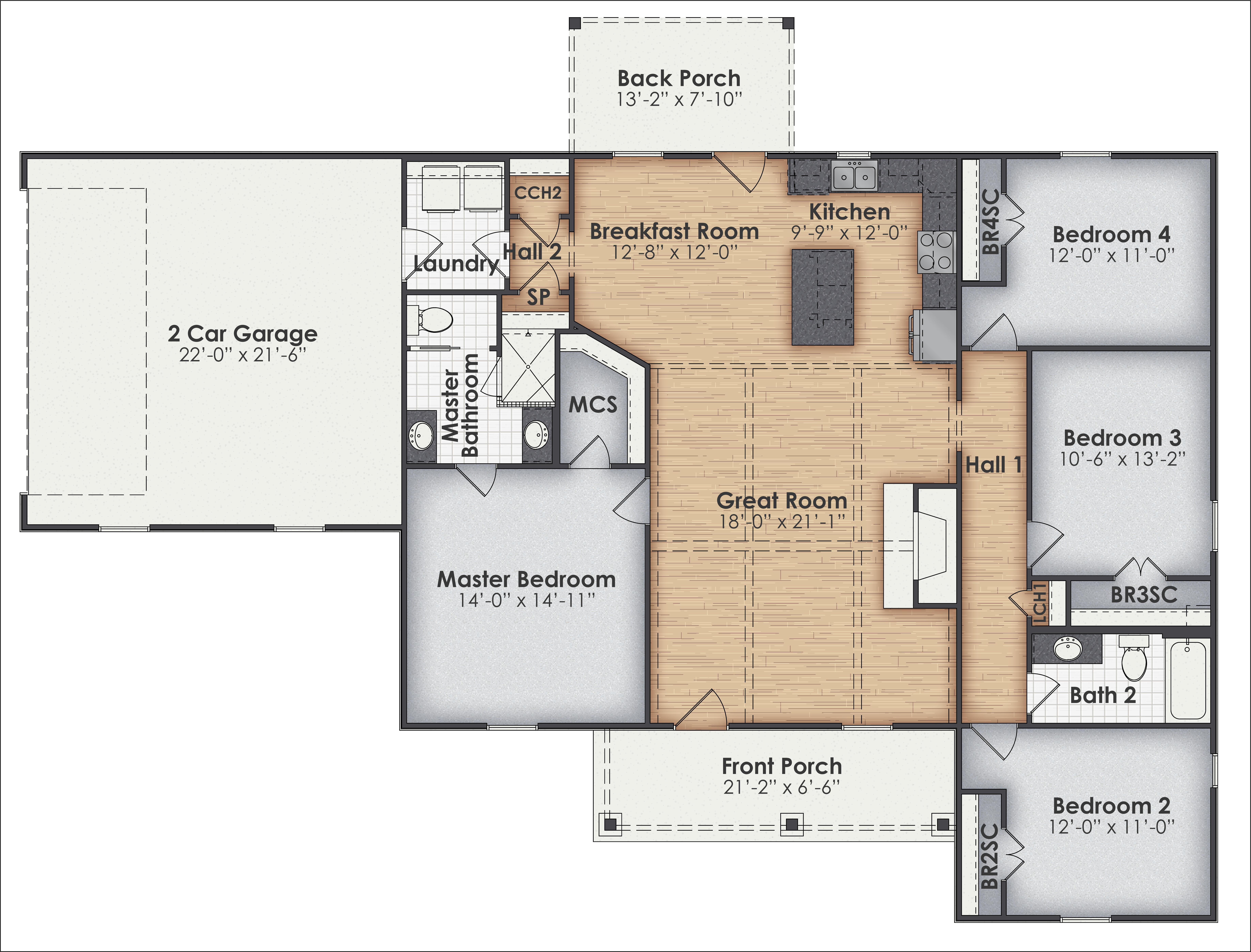 Jefferson Main Floor Plan