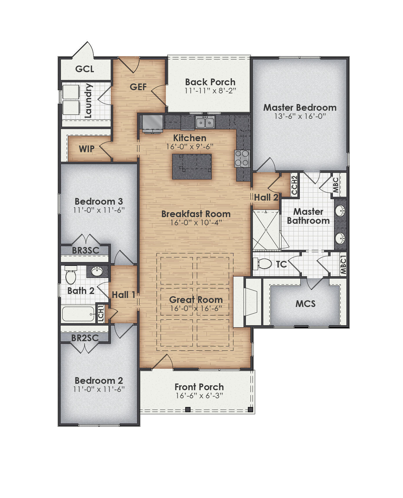 Briston Main Floor Plan