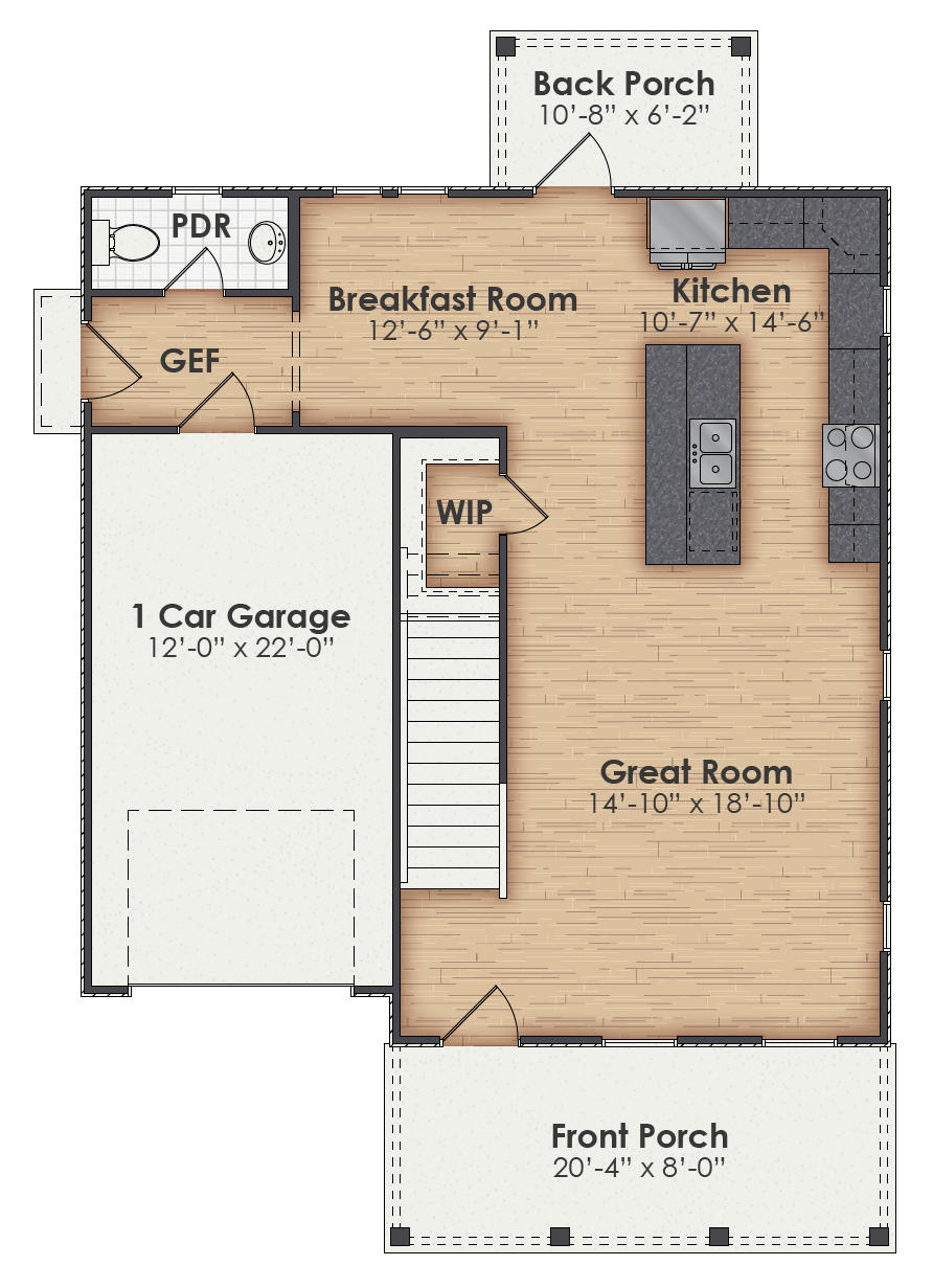 Navarre Main Floor Plan