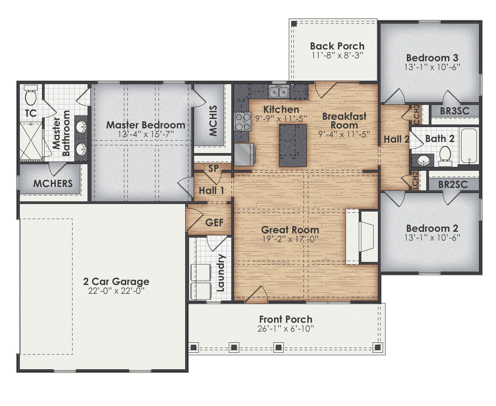 Florence Main Floor Plan