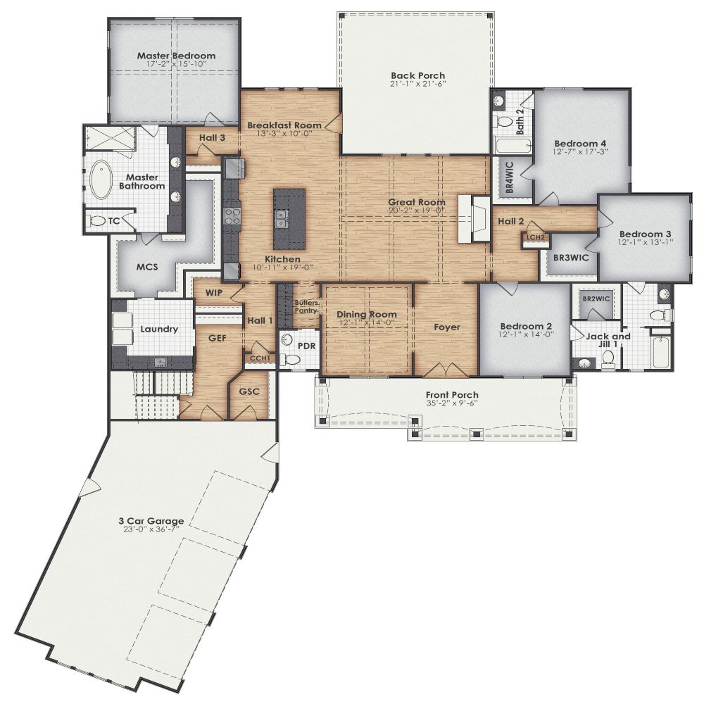 Springfield Main Floor Plan