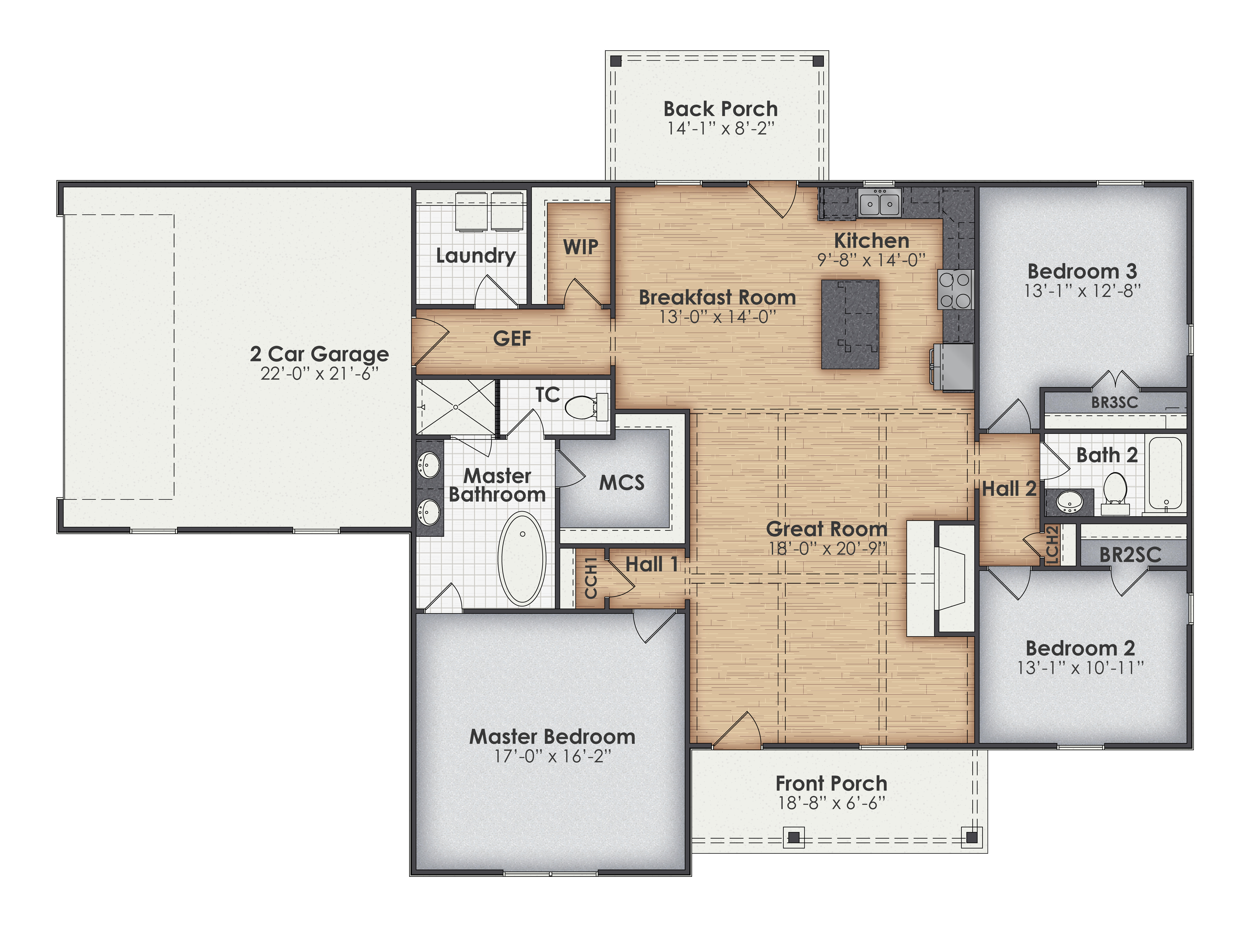Delaney Main Floor Plan
