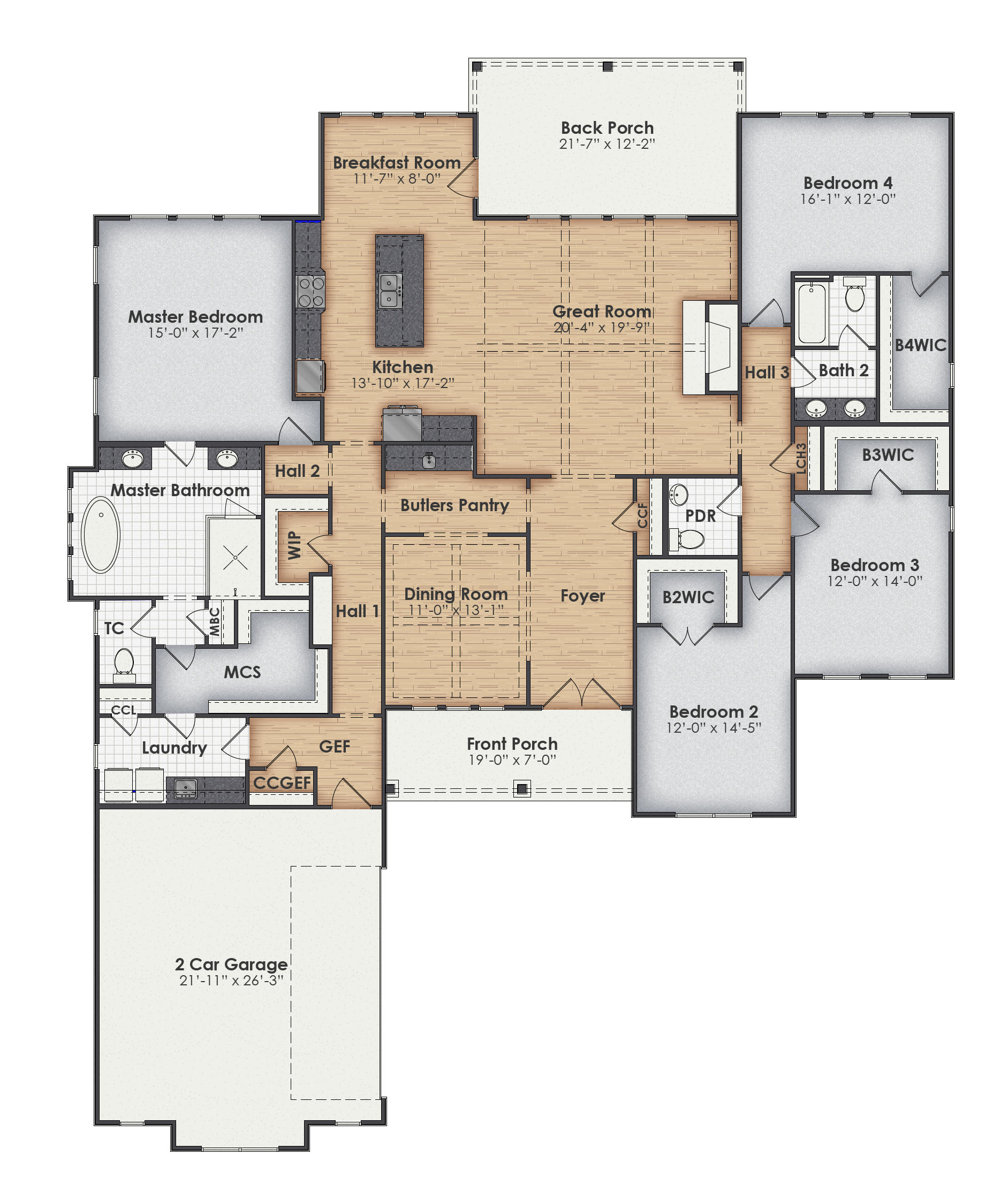 Victoria Main Floor Plan