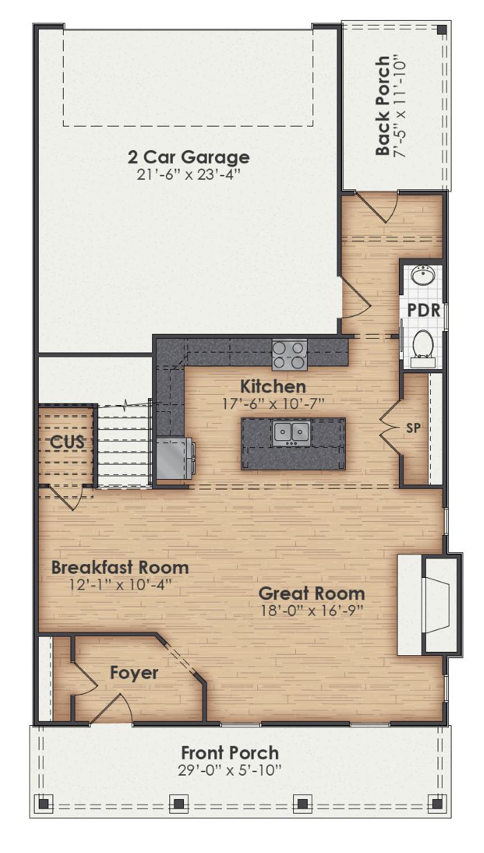 Waterford Main Floor Plan