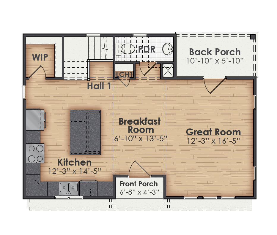 Weldon Main Floor Plan