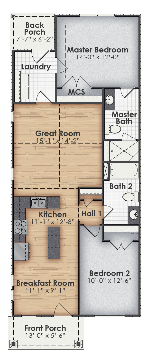 Robertsdale Main Floor Plan