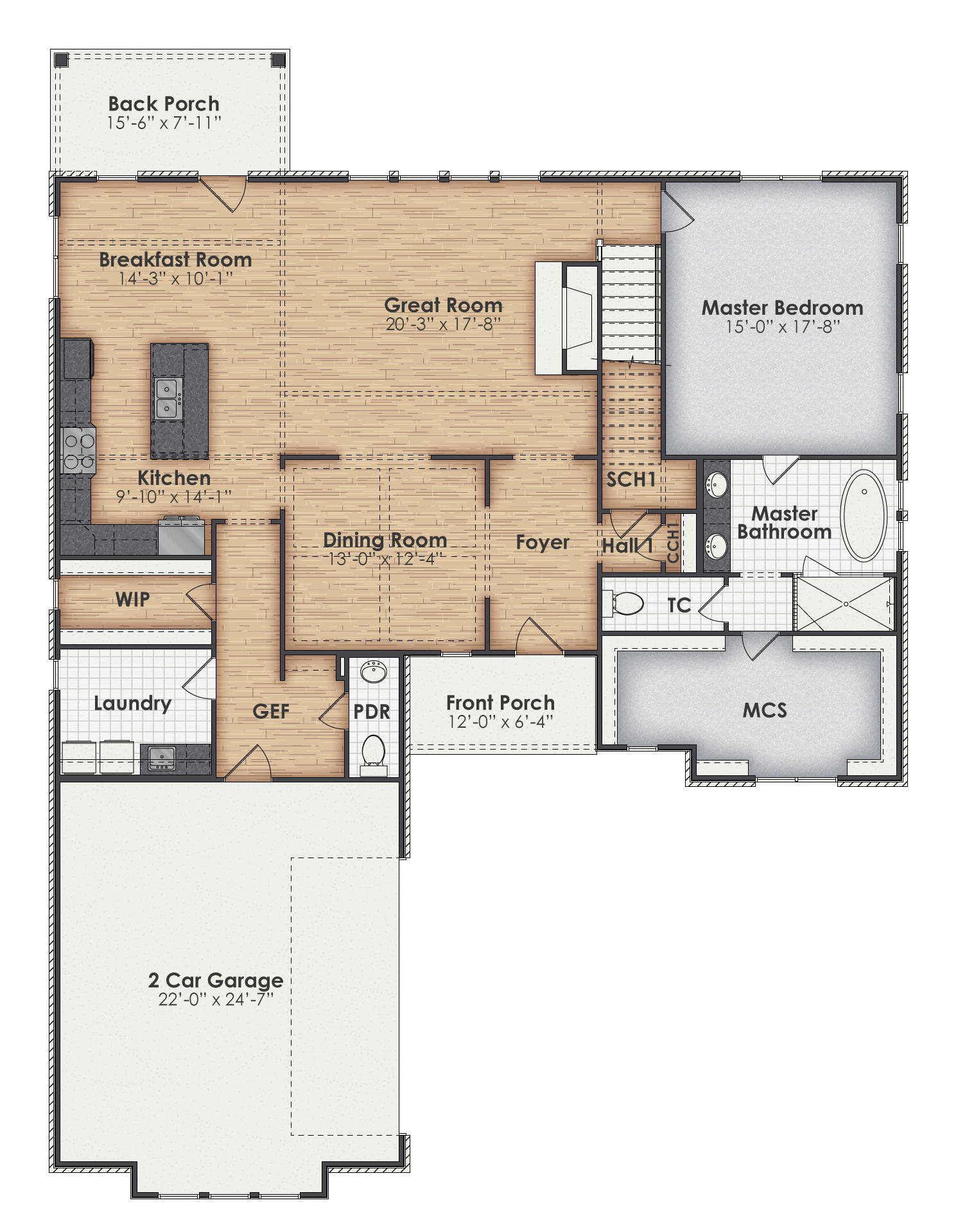 Dawson Main Floor Plan