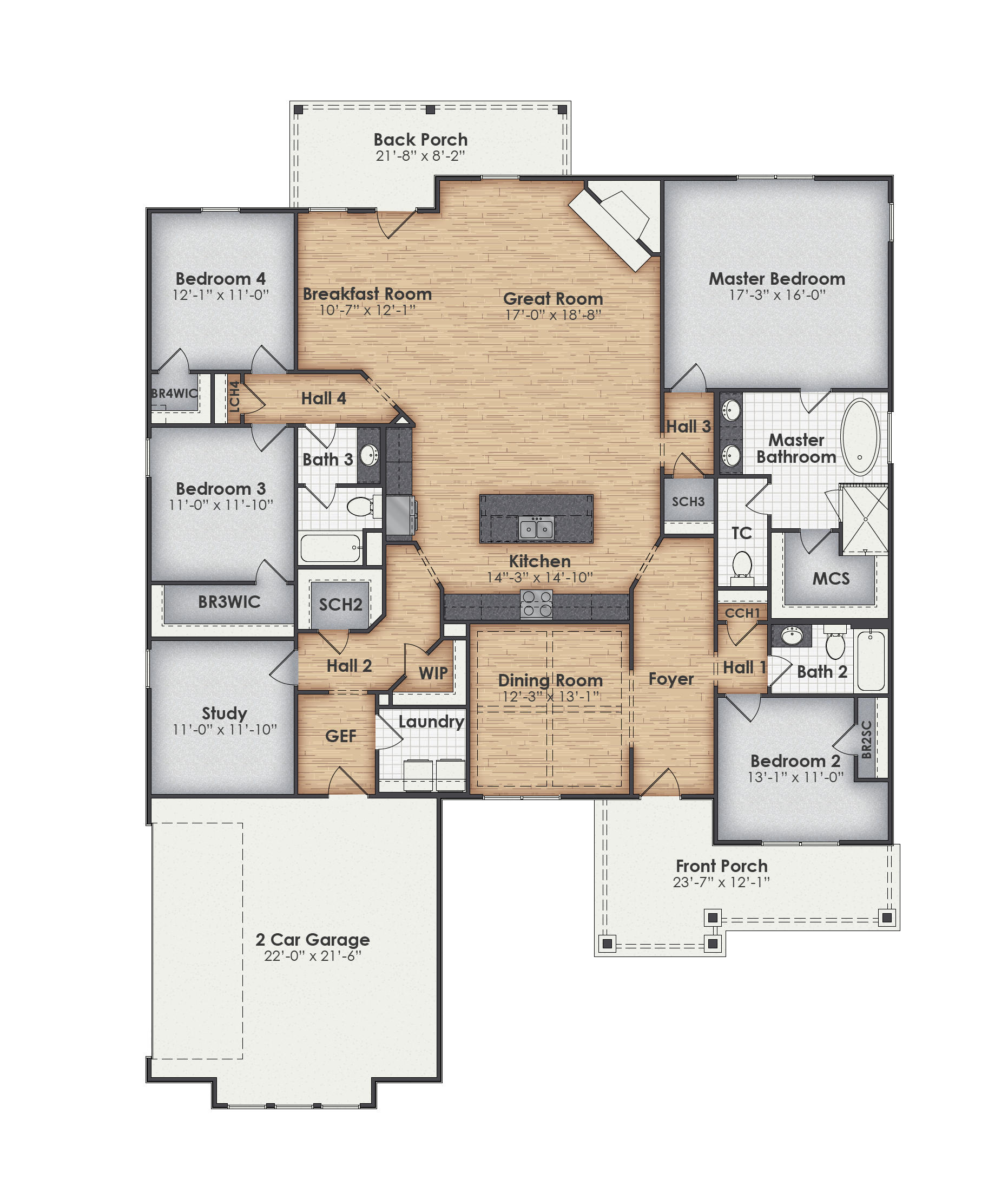 Elizabeth Main Floor Plan