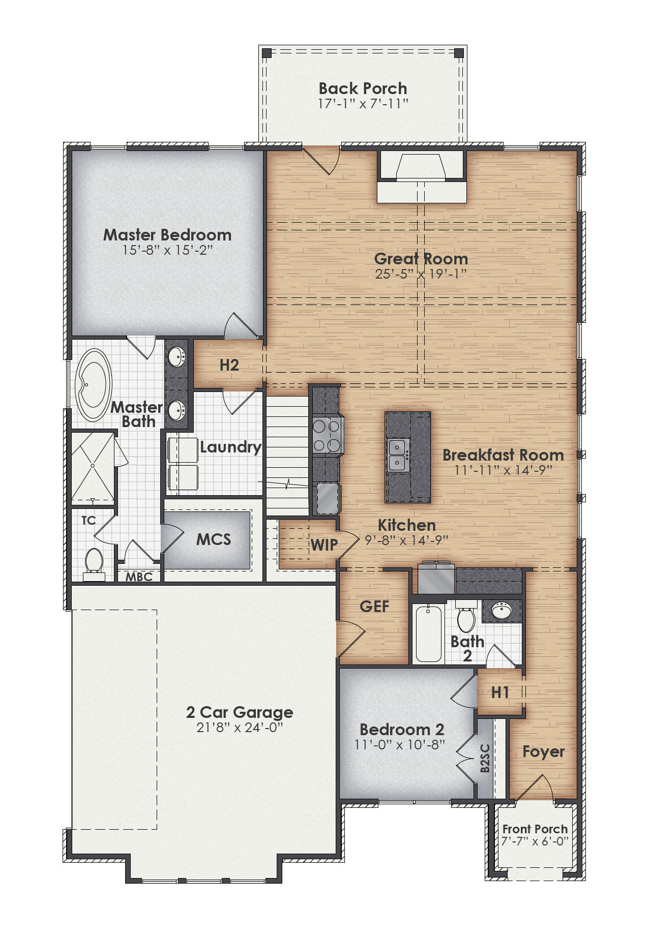 Kilgore Main Floor Plan