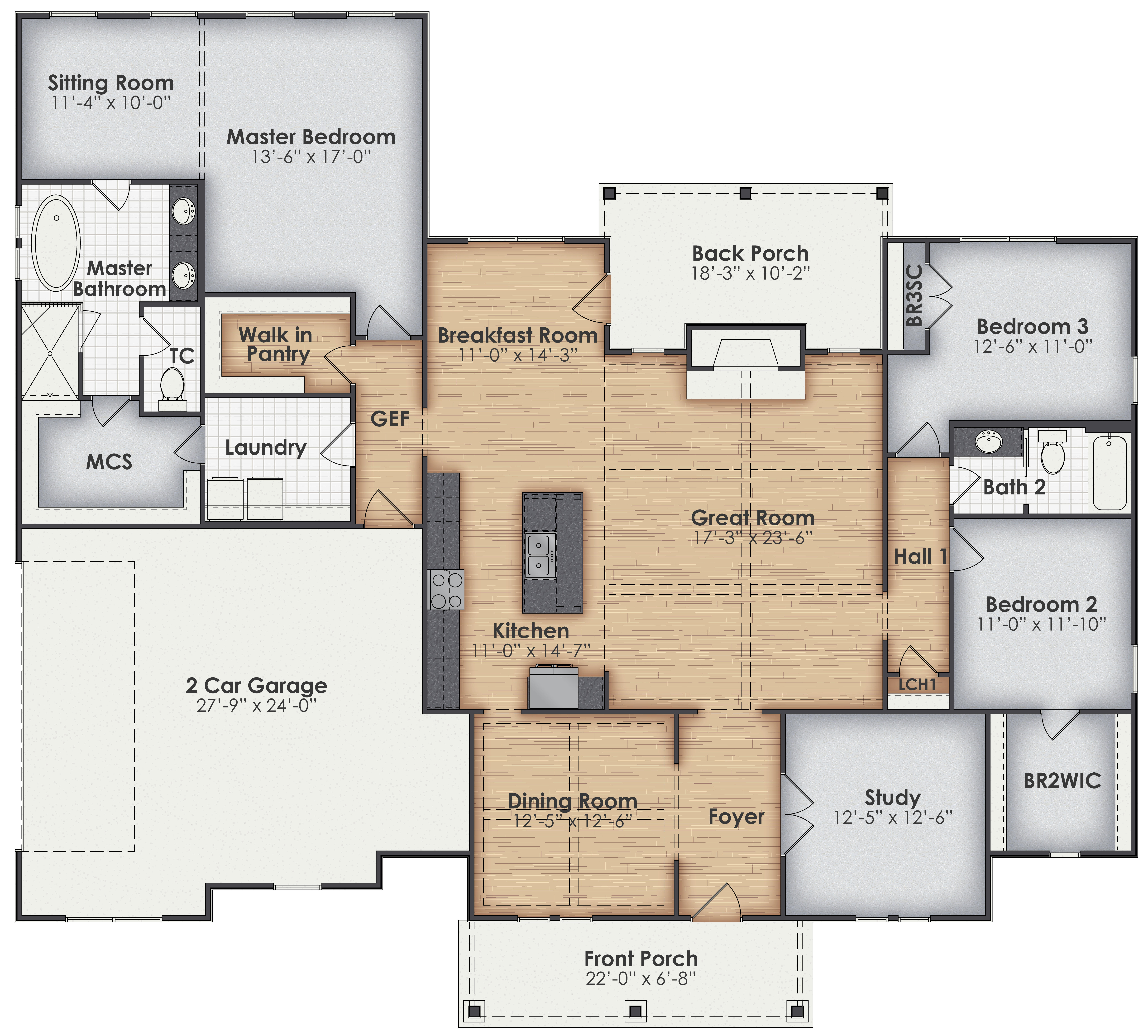 Woodhurst Main Floor Plan