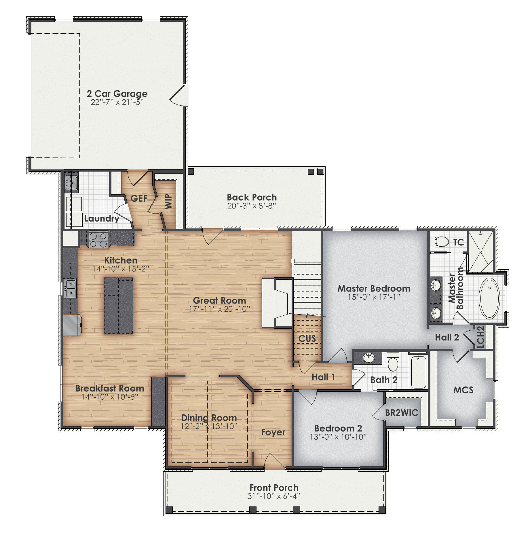 Stockton Main Floor Plan