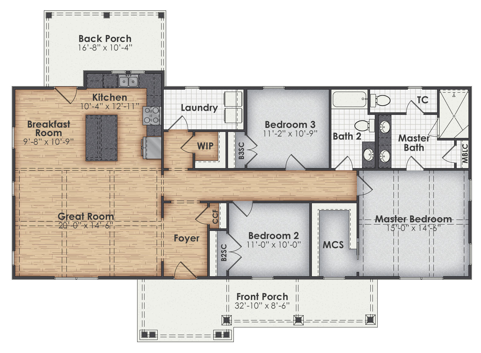 Concord Main Floor Plan
