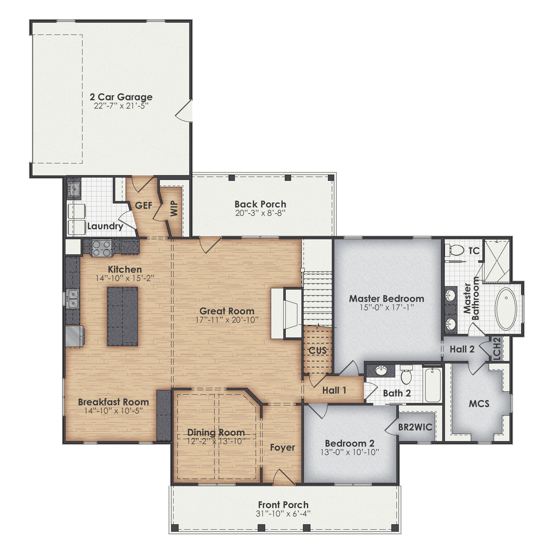 Stockton Main Floor Plan