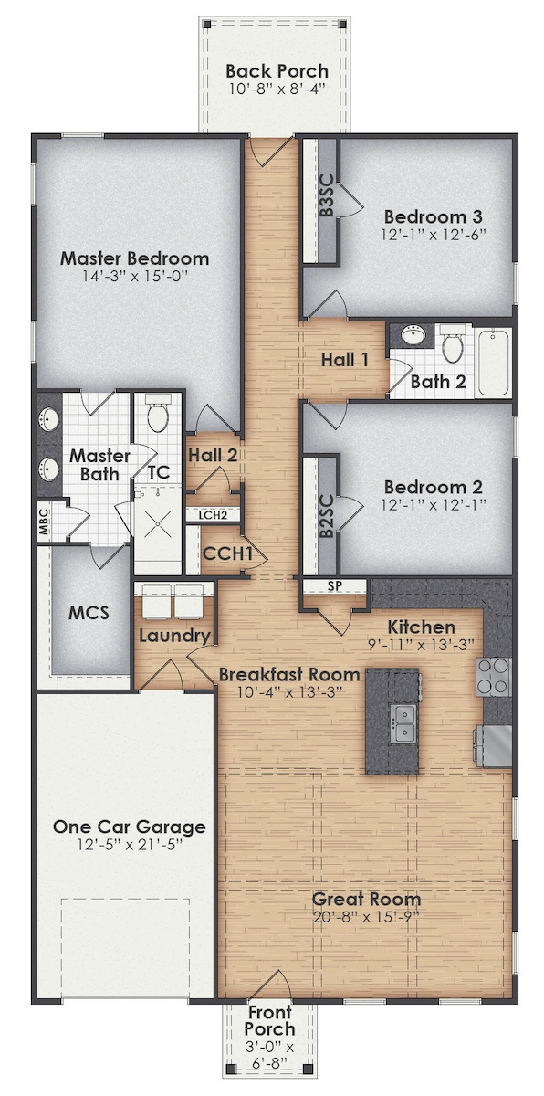 Lark Main Floor Plan