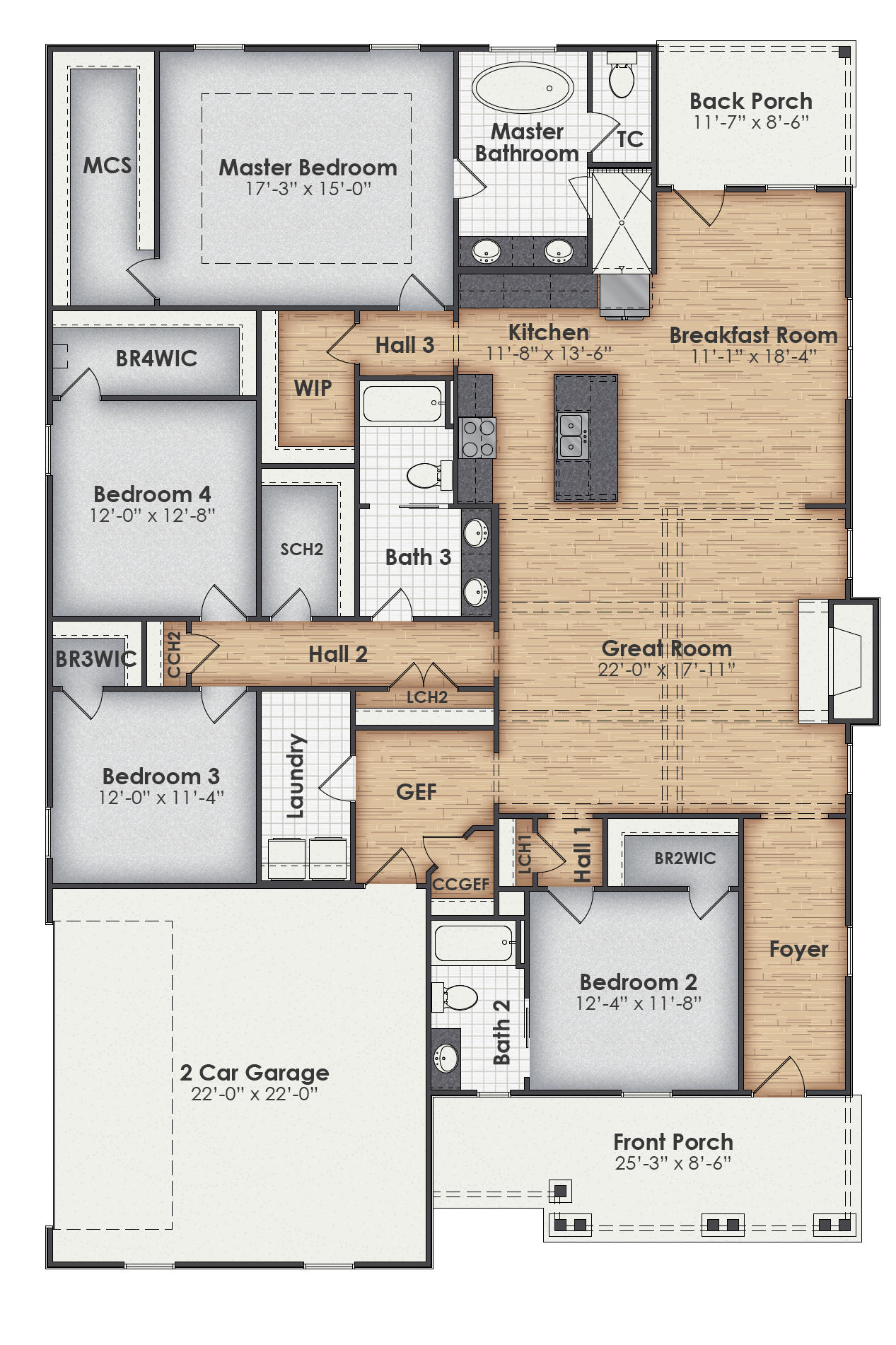 Gordon Main Floor Plan