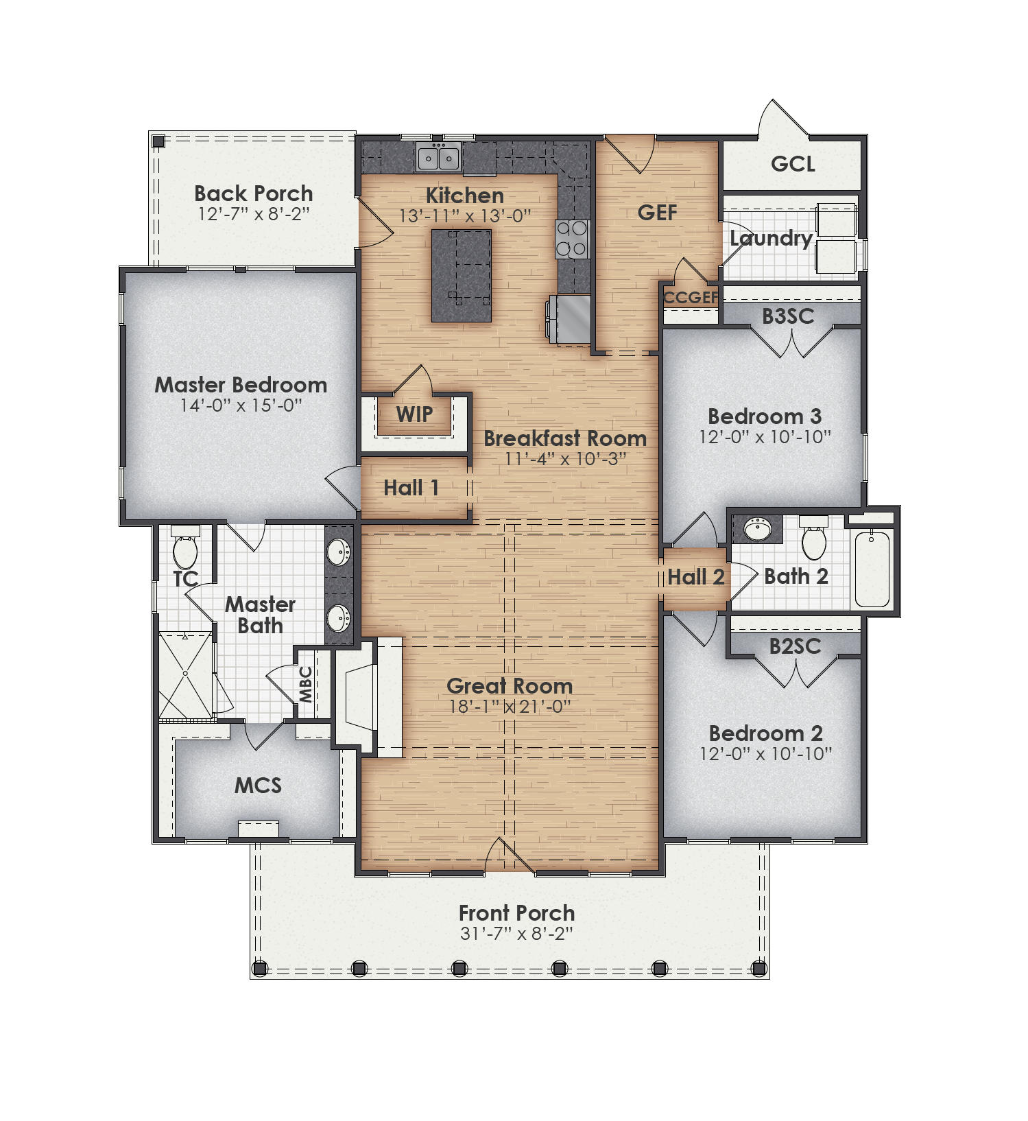 Stokely Main Floor Plan