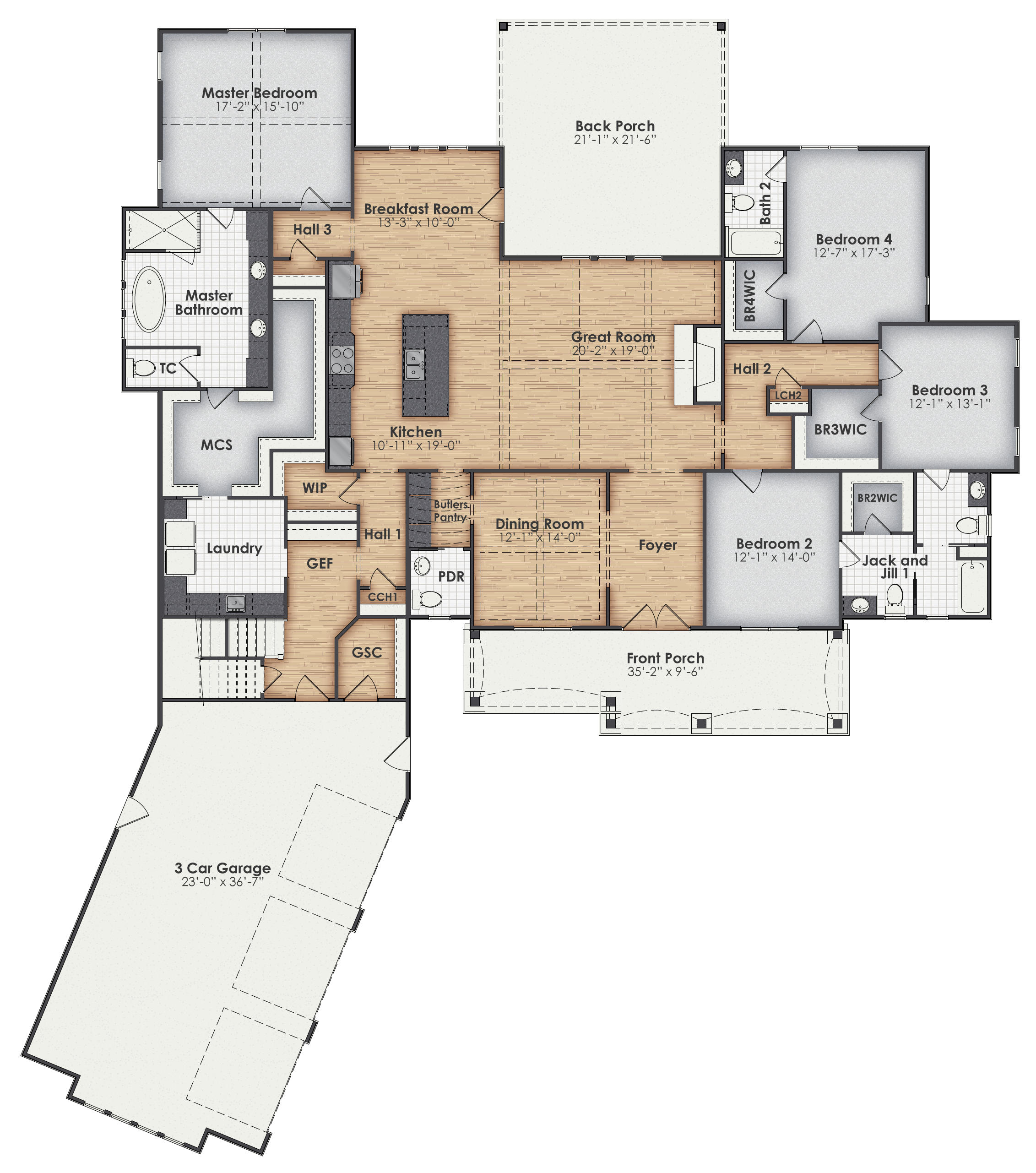 Springfield Main Floor Plan