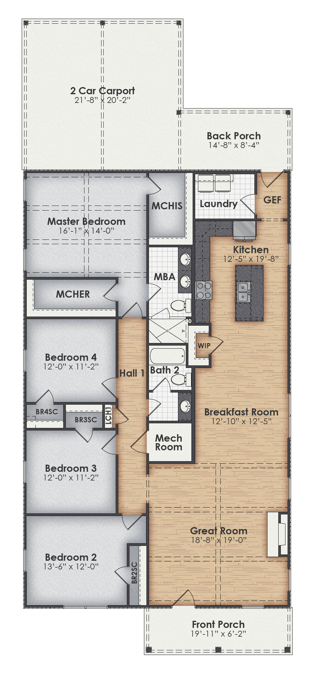 Wisteria Main Floor Plan