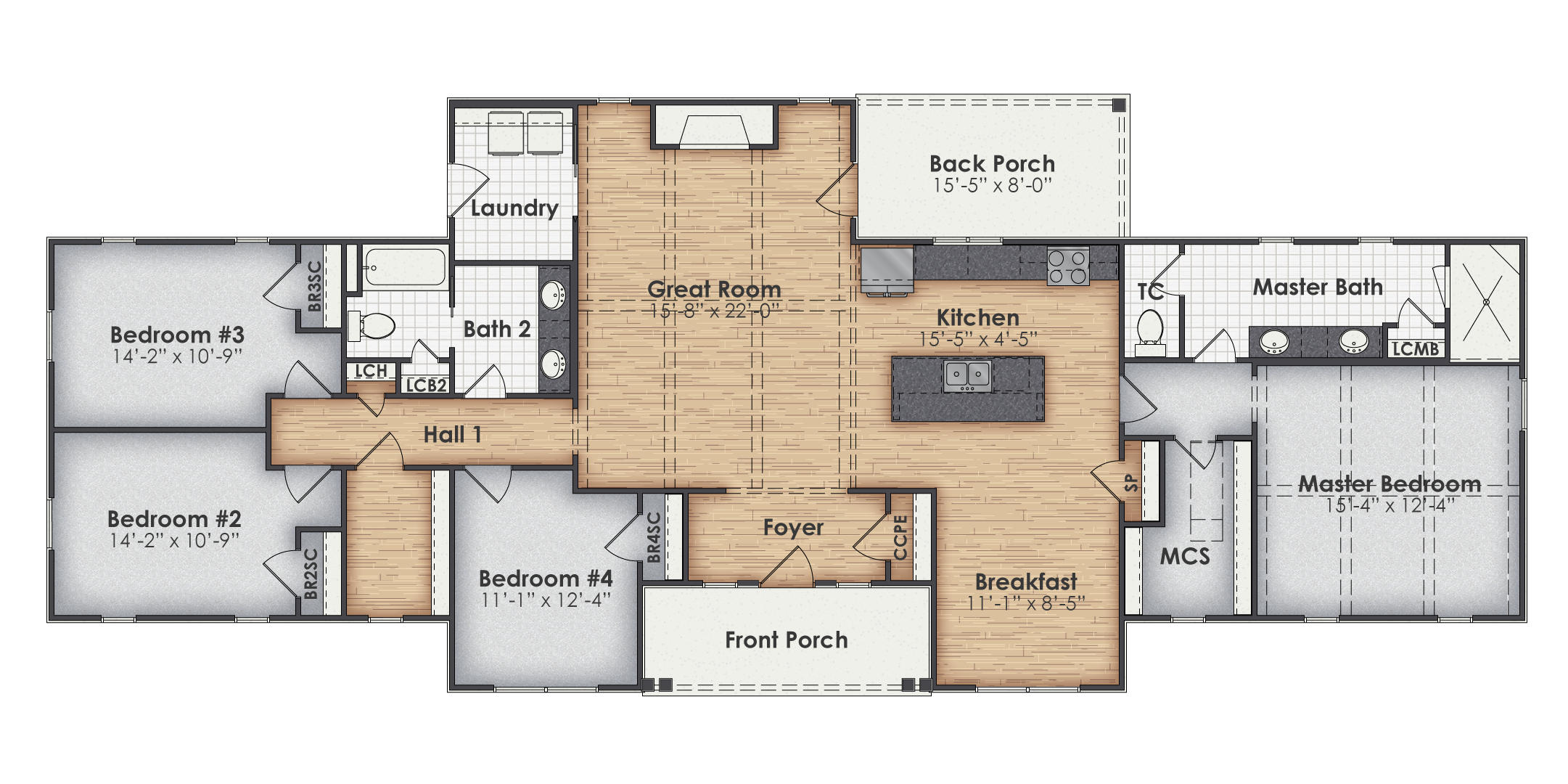 Augusta Main Floor Plan