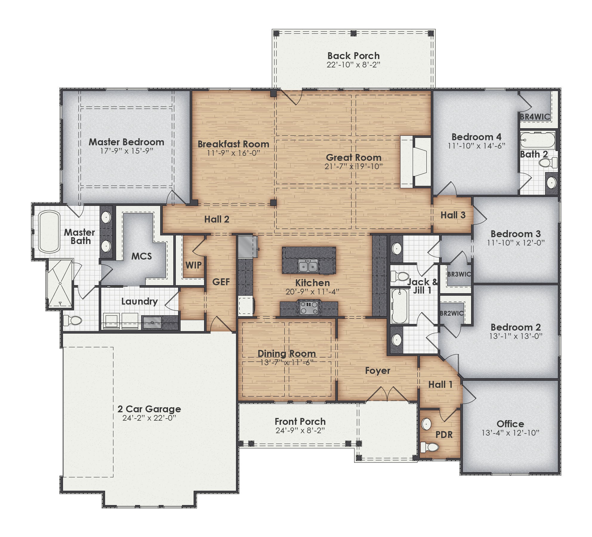 Stonefield Main Floor Plan
