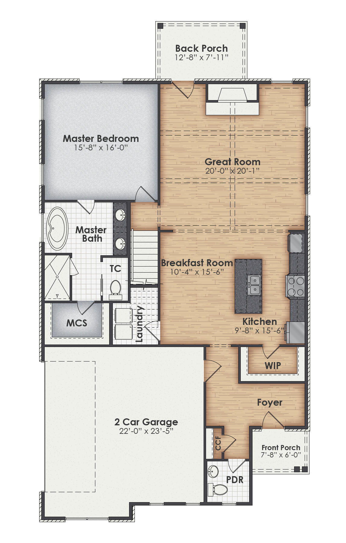 Hurston Main Floor Plan