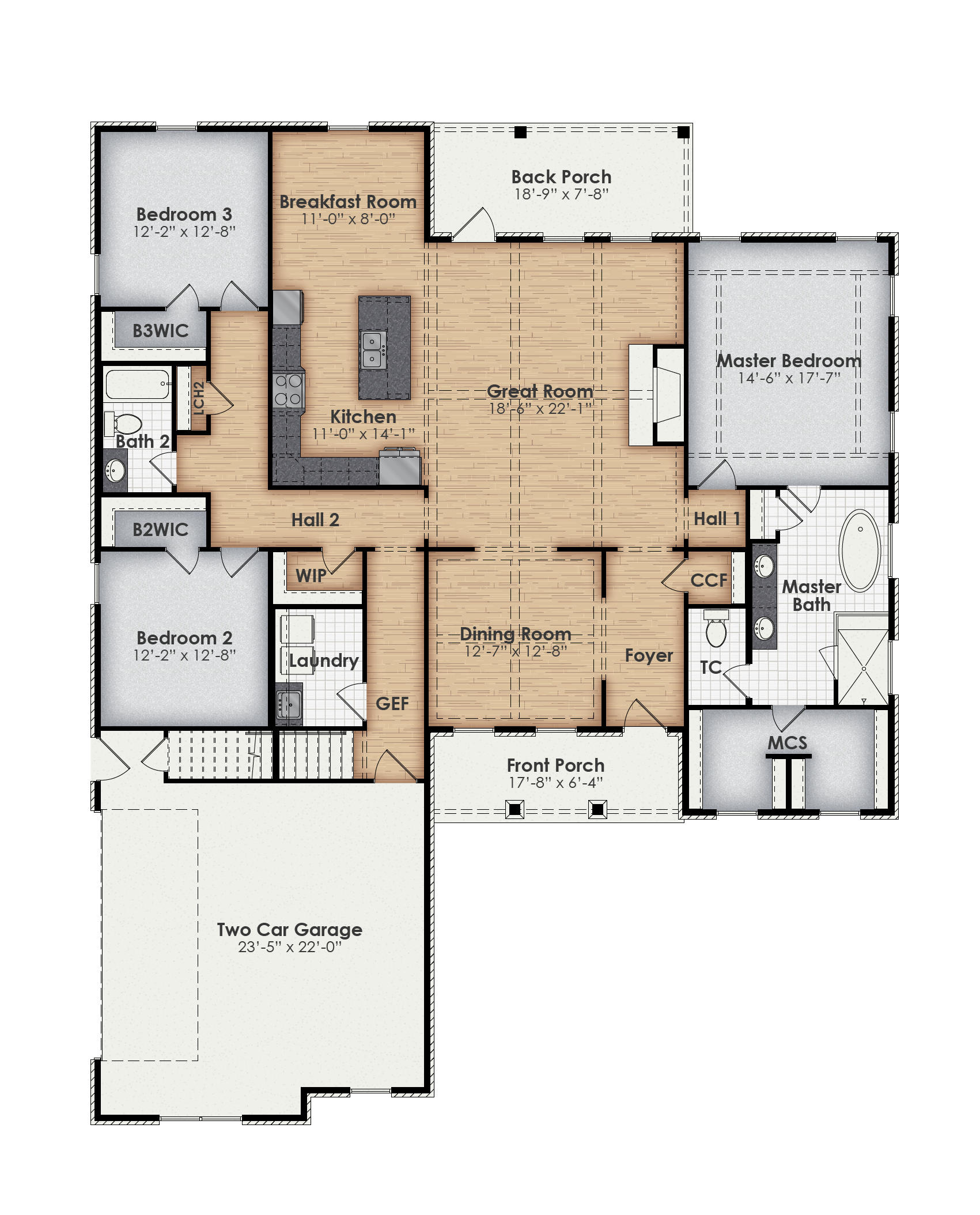 Rochester Main Floor Plan