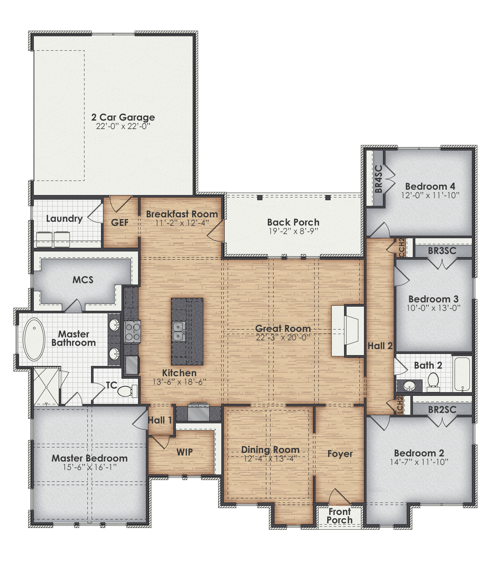 Helena Main Floor Plan