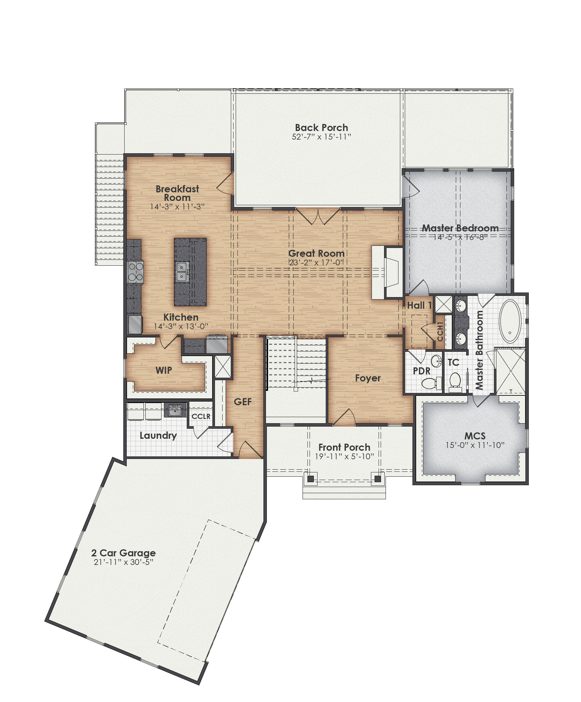 Rockdale Main Floor Plan