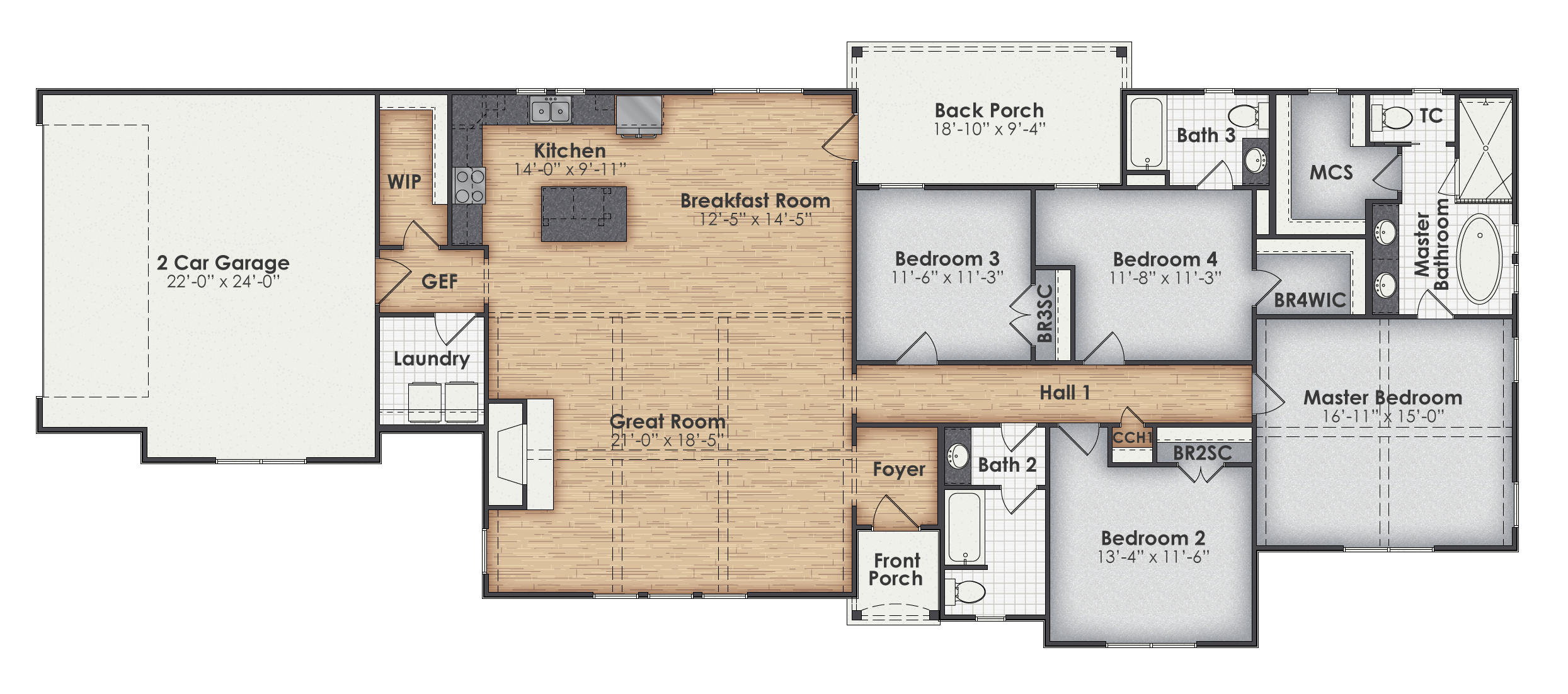 Johnston Main Floor Plan