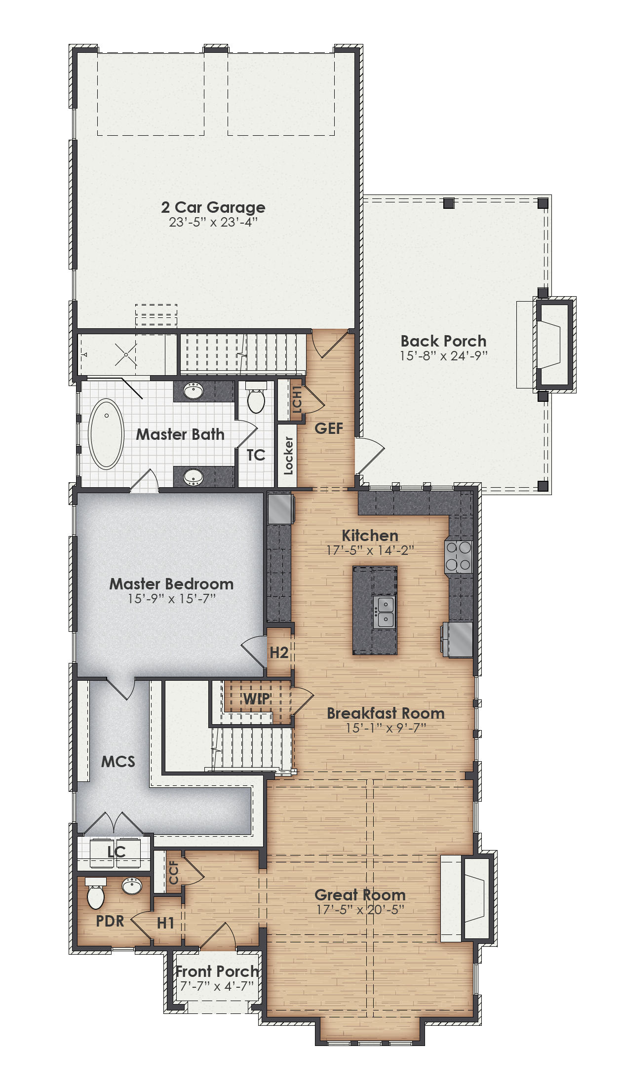 Shaw Main Floor Plan
