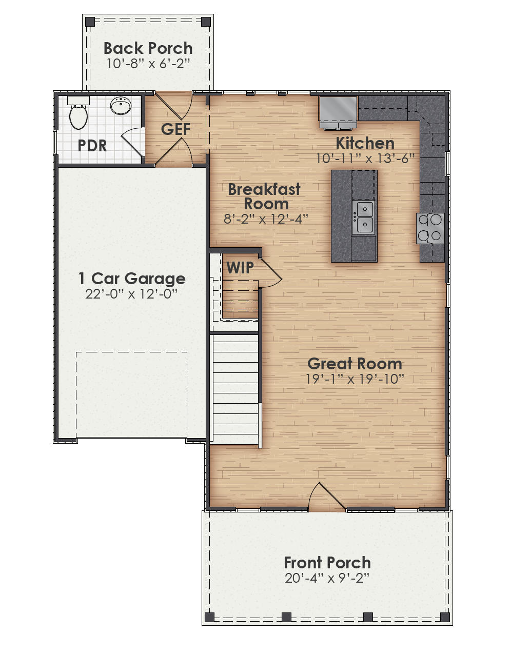 Rosemary Main Floor Plan