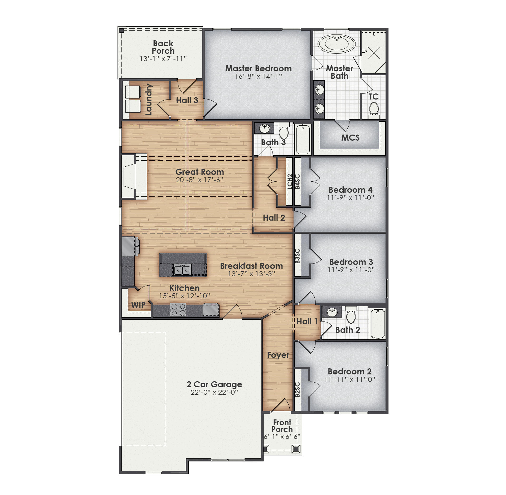 Emerald Main Floor Plan