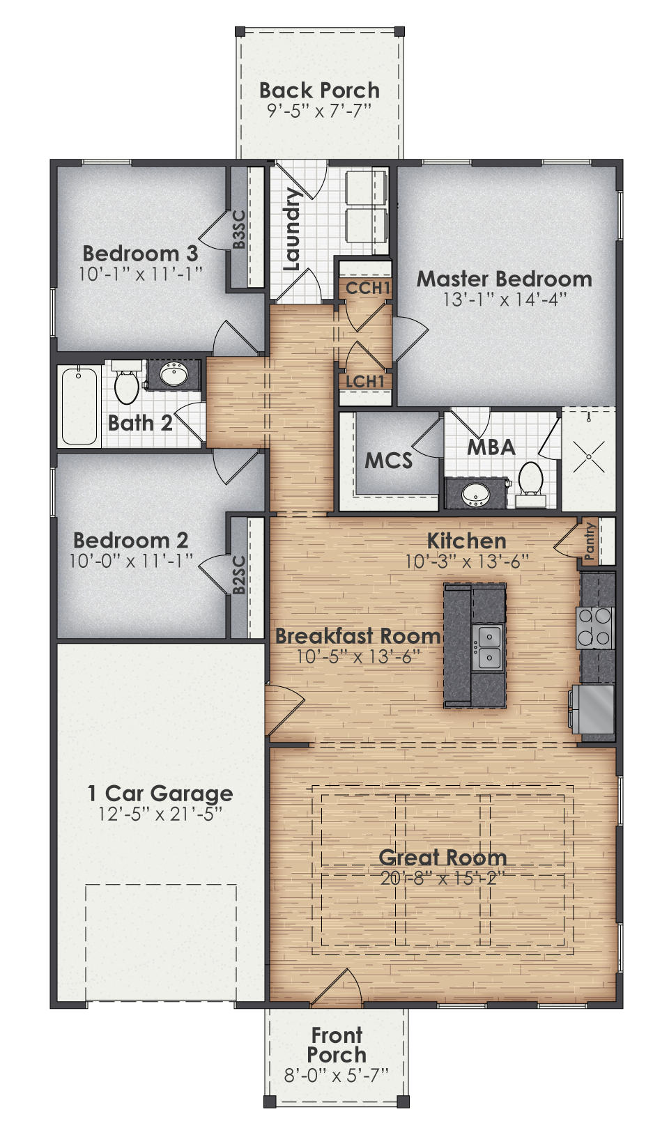 Wren Main Floor Plan