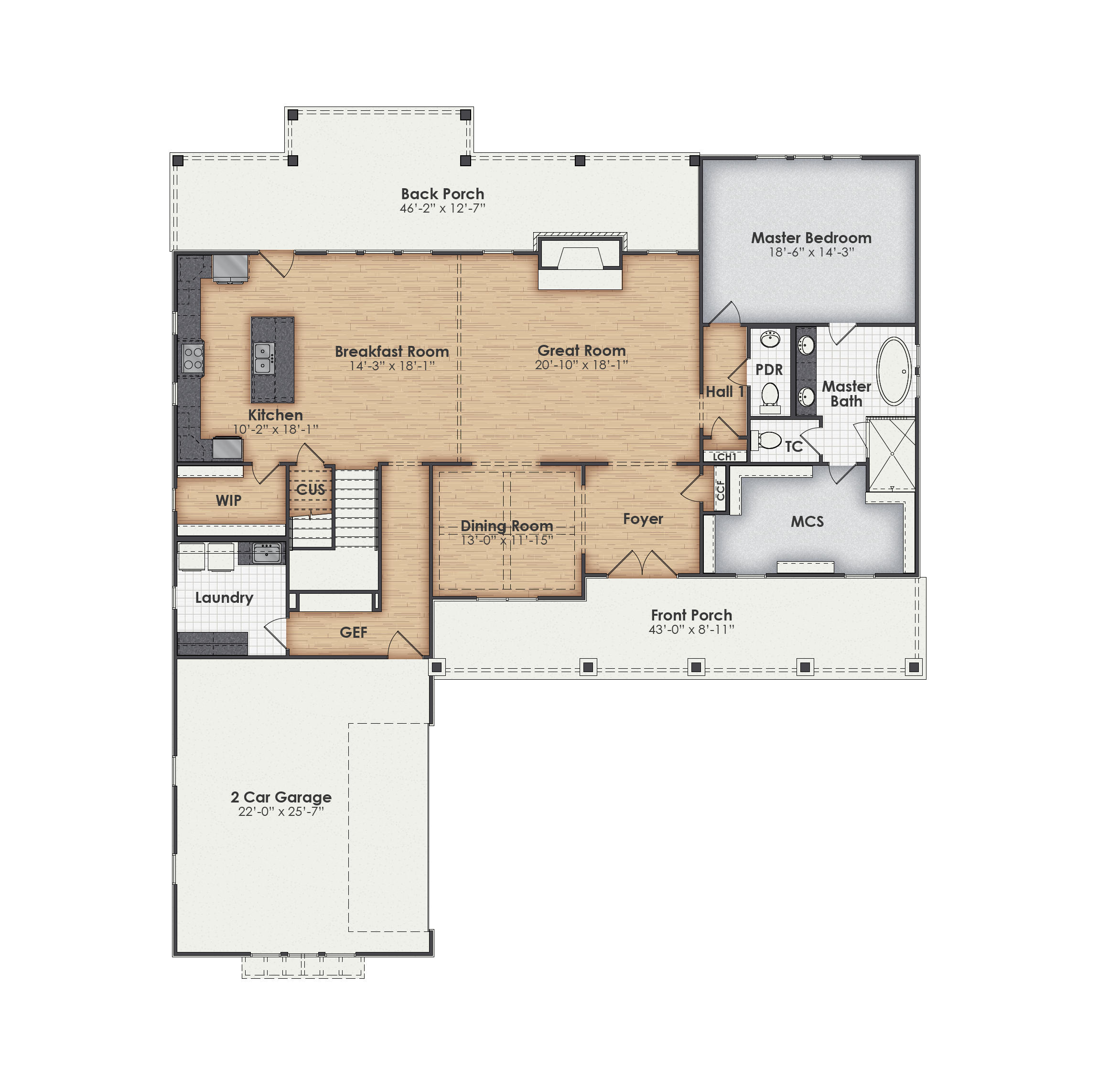 Dillon Main Floor Plan