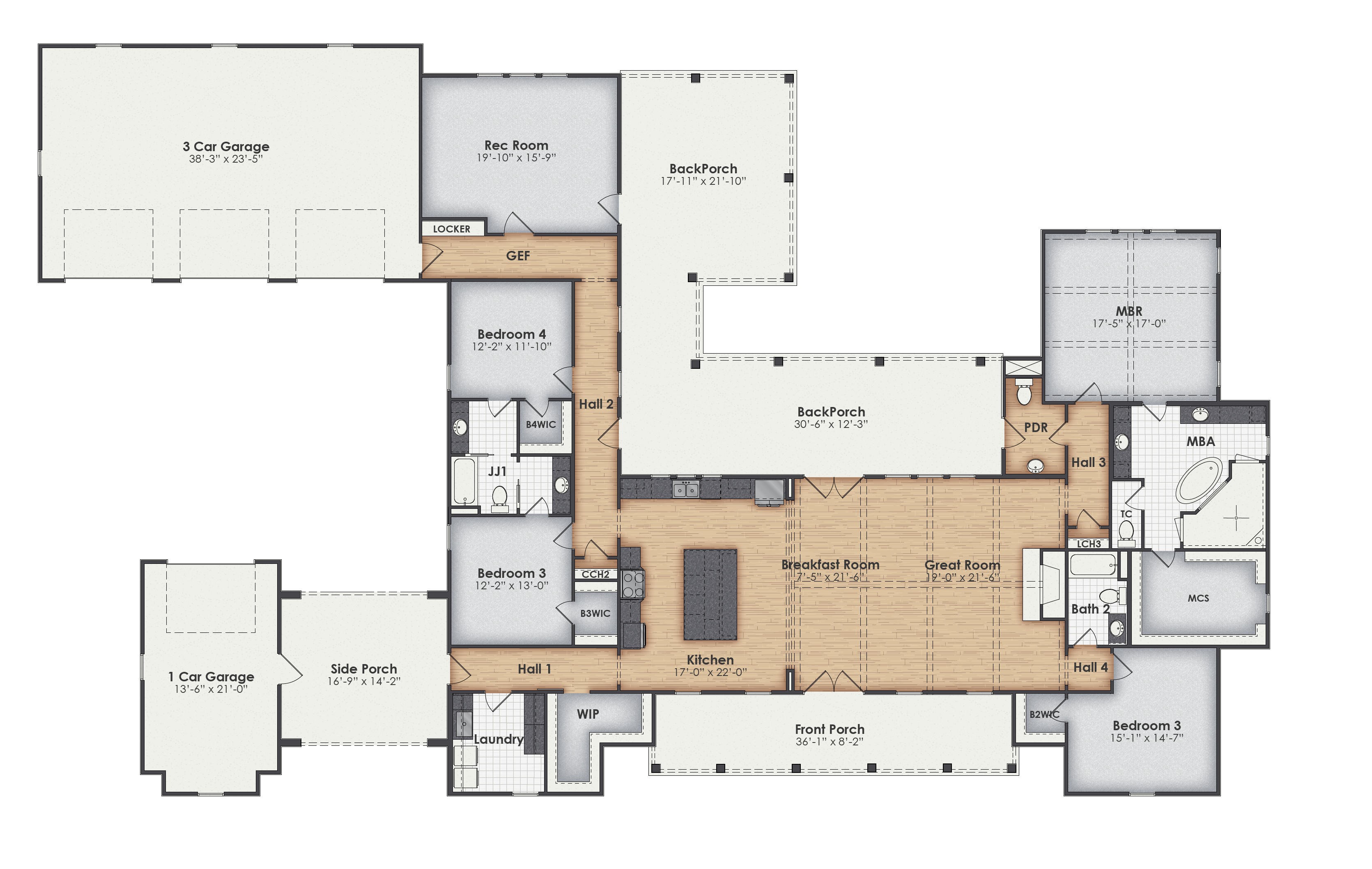 Richmond Main Floor Plan
