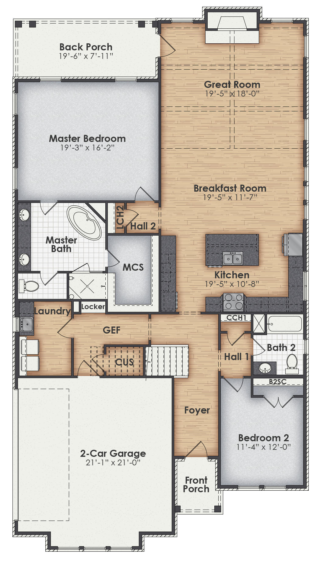 Cheshire Main Floor Plan