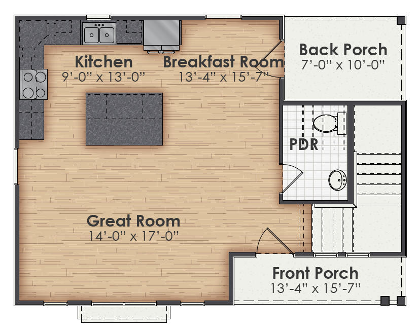 Stevenson Main Floor Plan