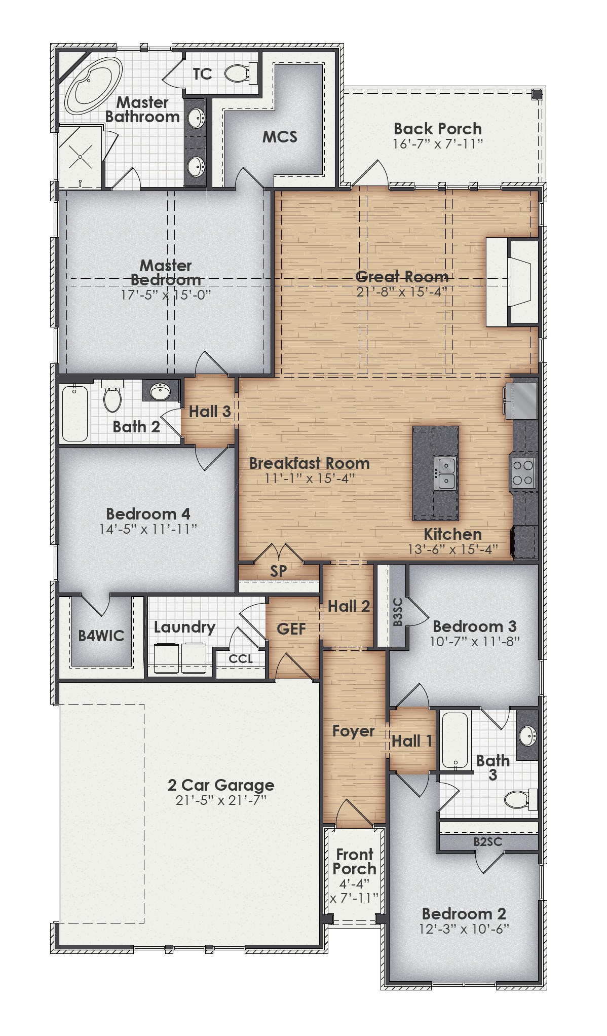 Mcqueen Main Floor Plan