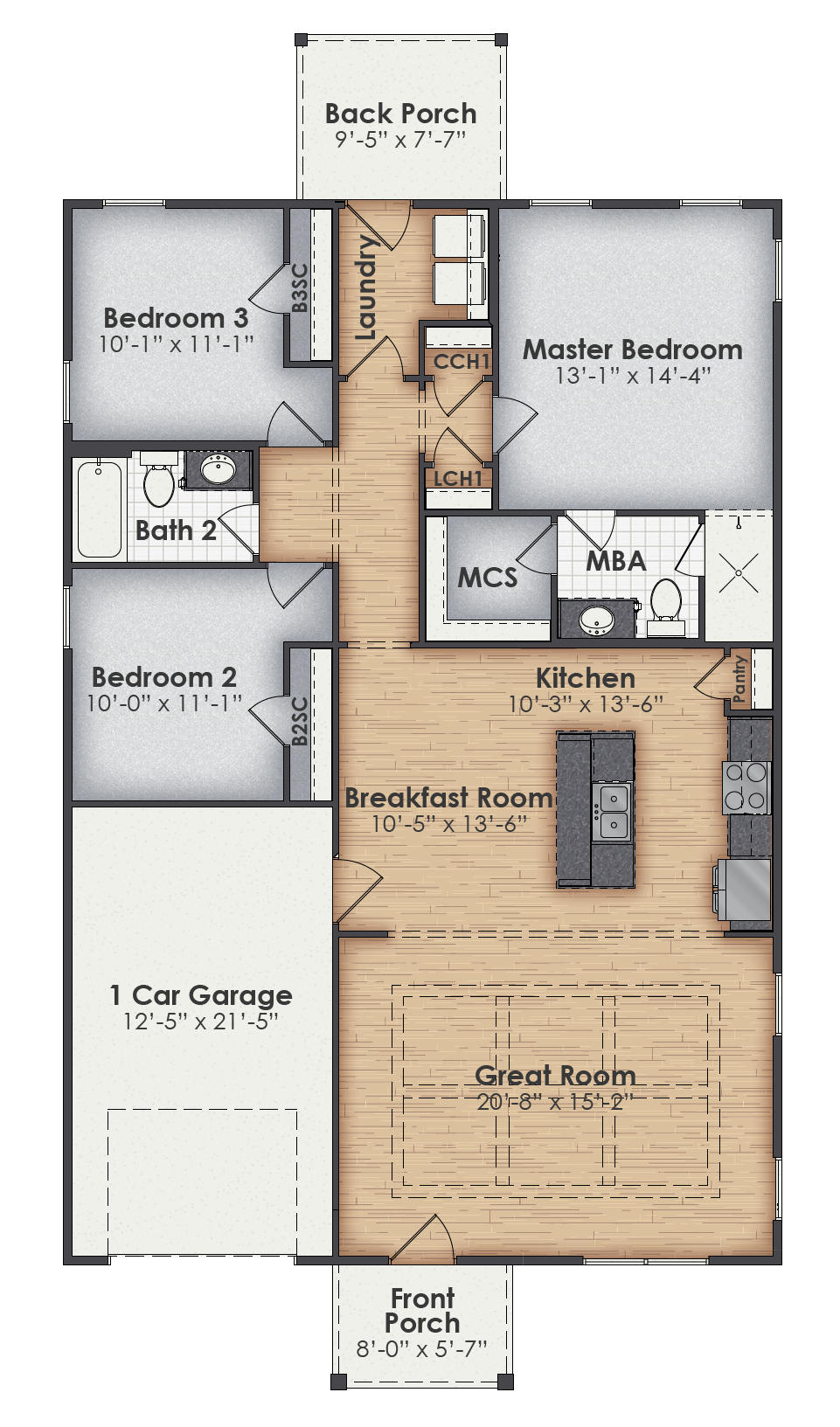 Wren Main Floor Plan